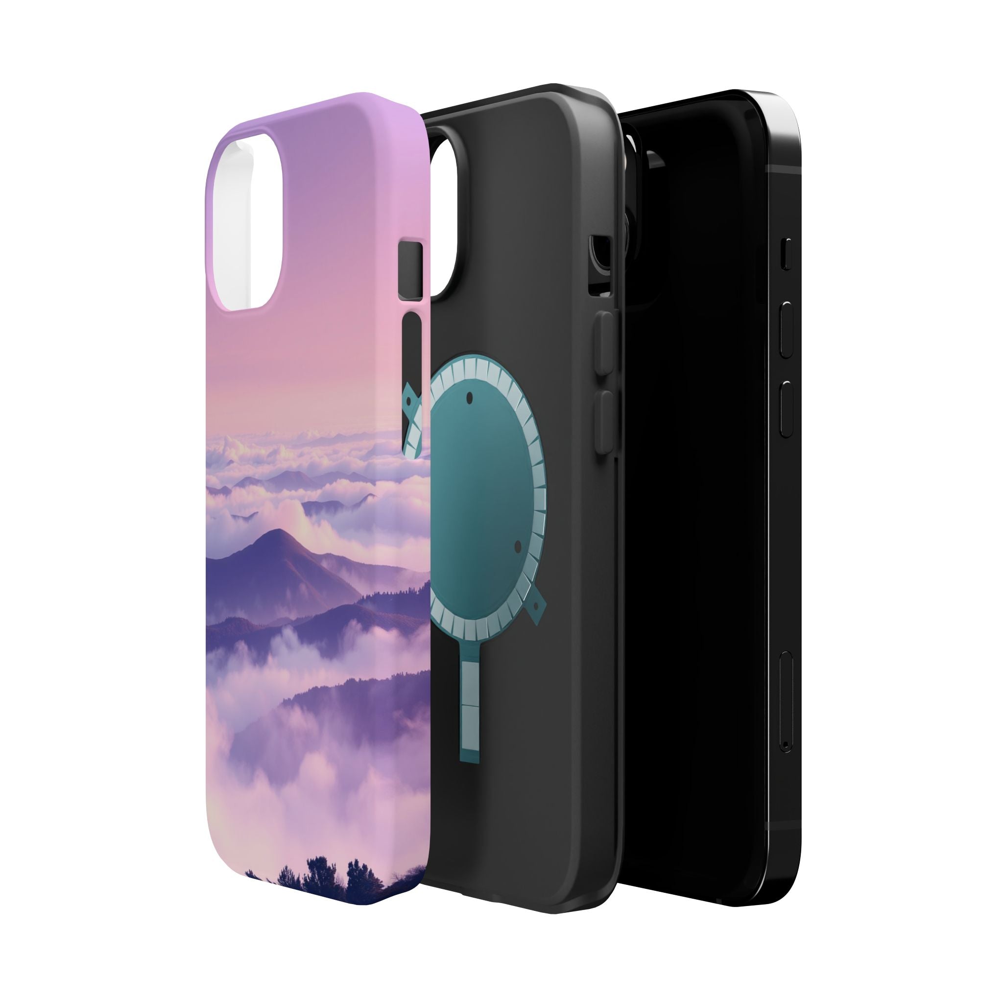 iPhone Fog Rolling Over Hills Electric Art Slim iPhone Everyday · iPhone Case