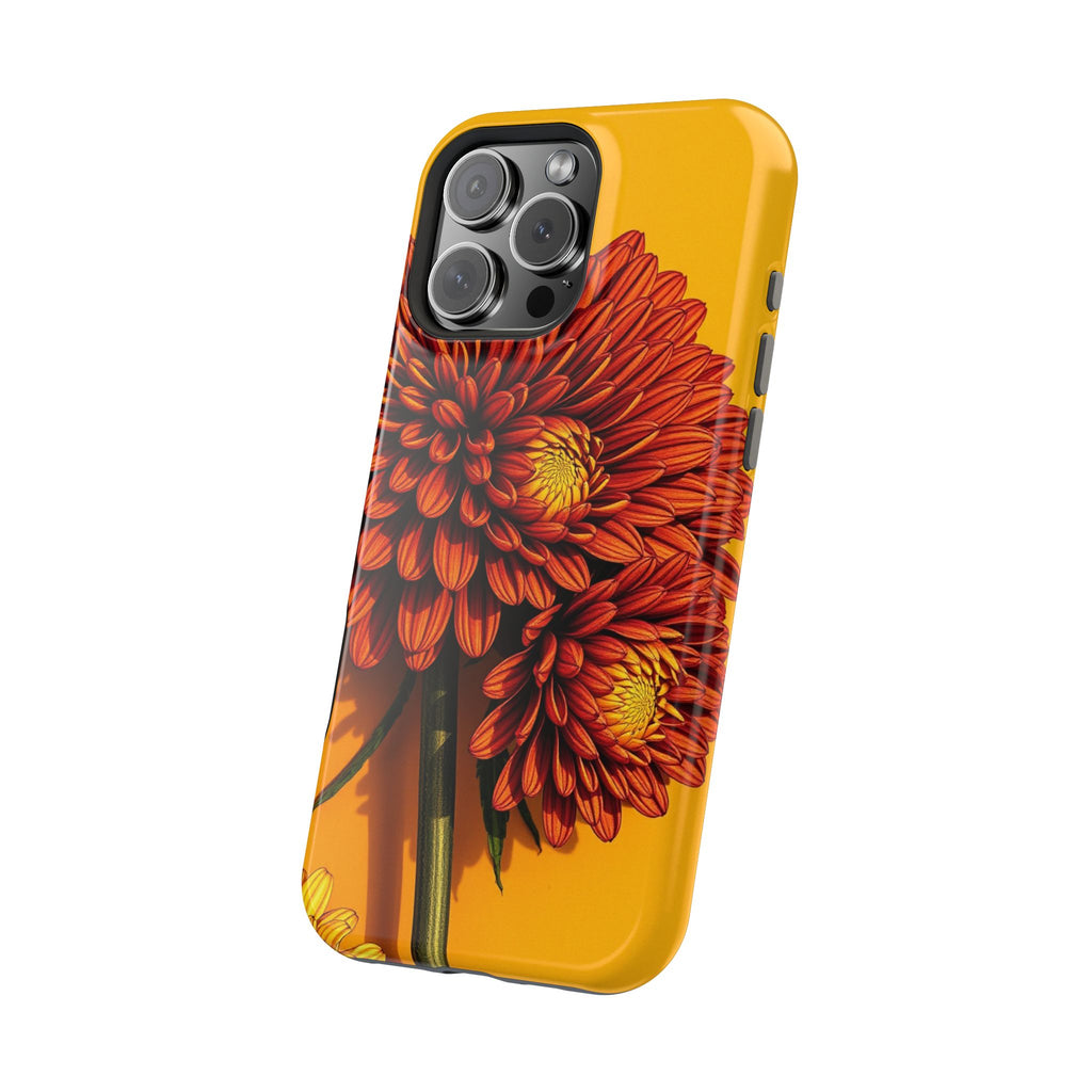 iPhone Mustard And Rust Ranunculus Stack Slim Everyday iPhone 14 · iPhone Case