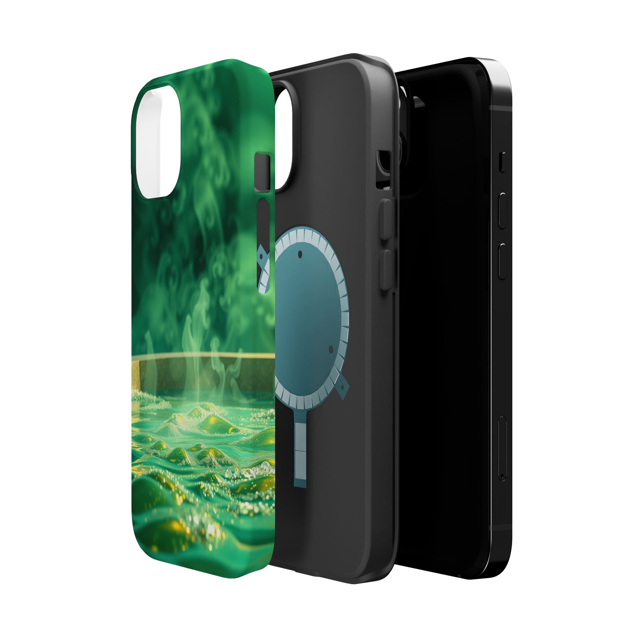 iPhone Hot Spring Steam Cinematic Art Slim Everyday Designer Case · iPhone Case