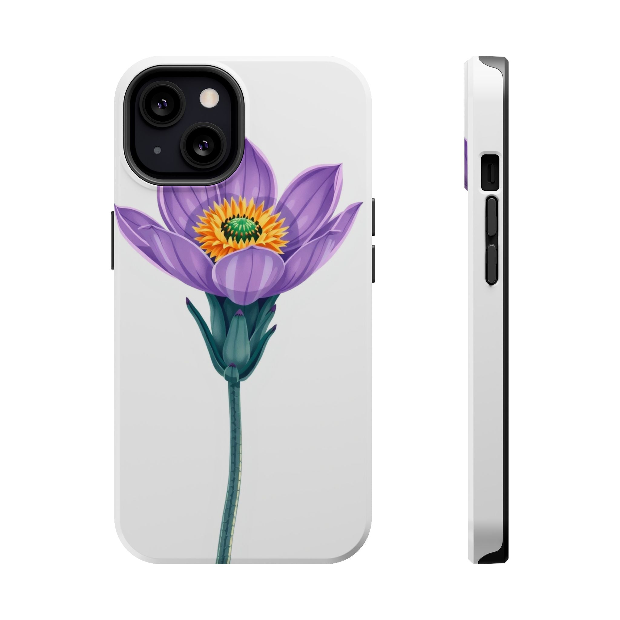 iPhone Indigo And Violet Desert Flower Slim Everyday Designer Case · iPhone Case
