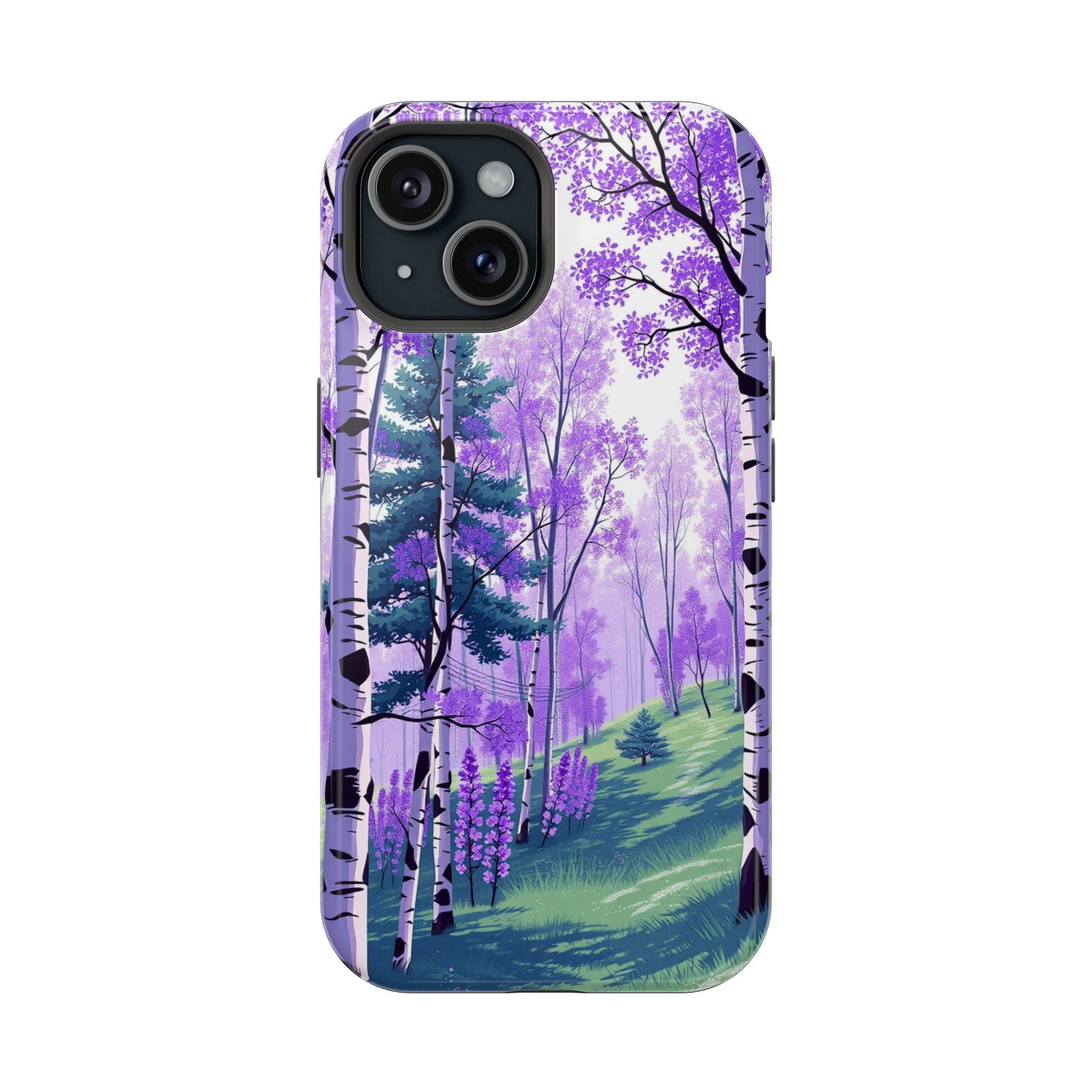 iPhone Birch Grove Electric Art Slim Everyday Designer Case · iPhone Case