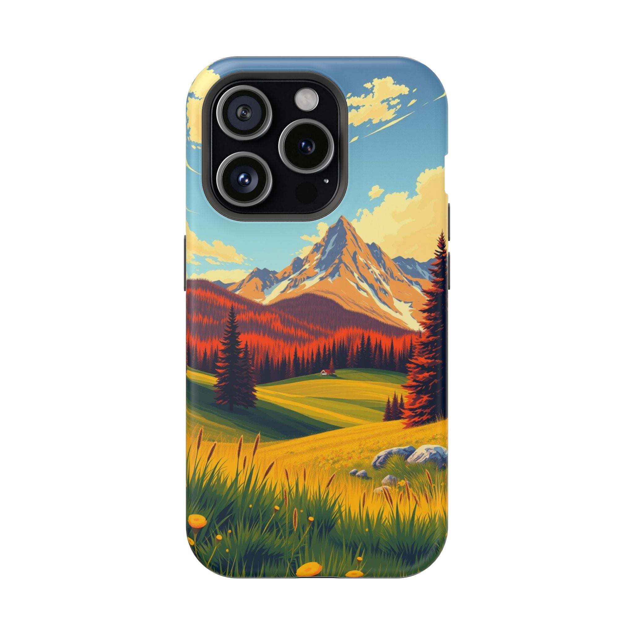 iPhone Radiant Alpine Meadow Design Slim Everyday Designer Case · iPhone Case