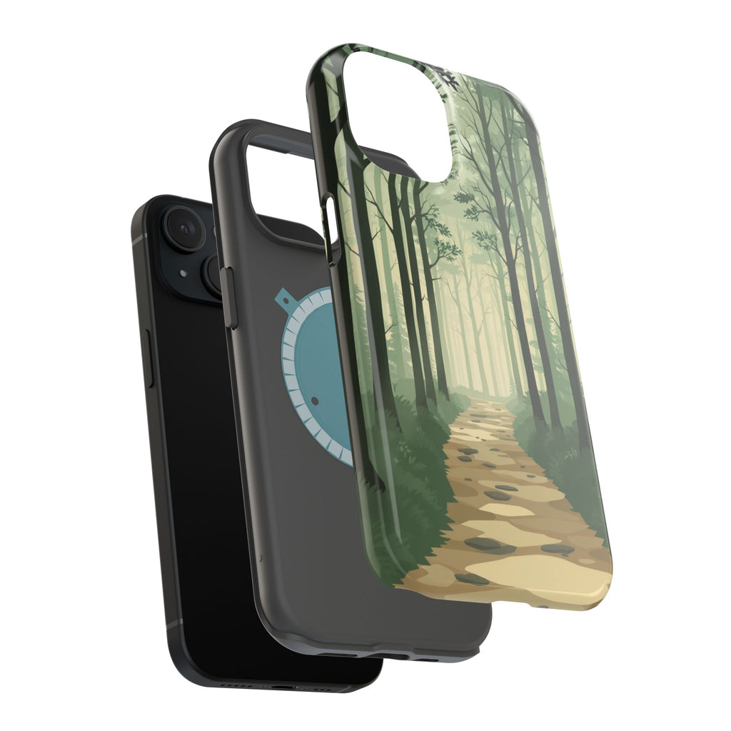 iPhone Sage And Ivory Misty Forest Path Slim Everyday iPhone 11 · iPhone Case