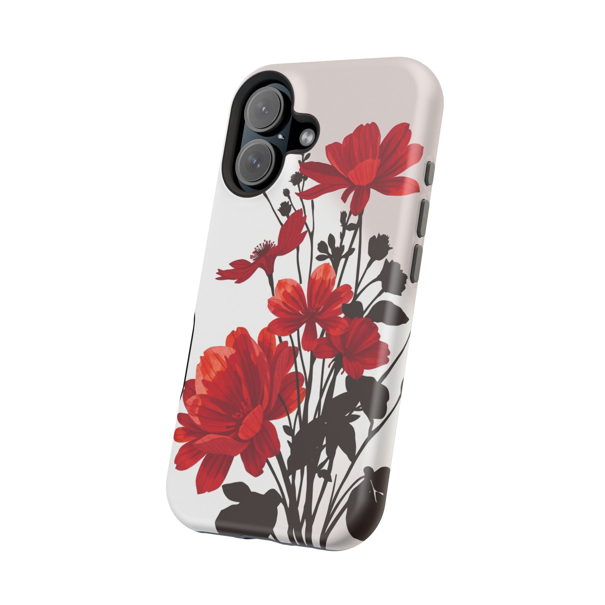 iPhone Floral Silhouette Cinematic Art Slim Snap Case · iPhone Case
