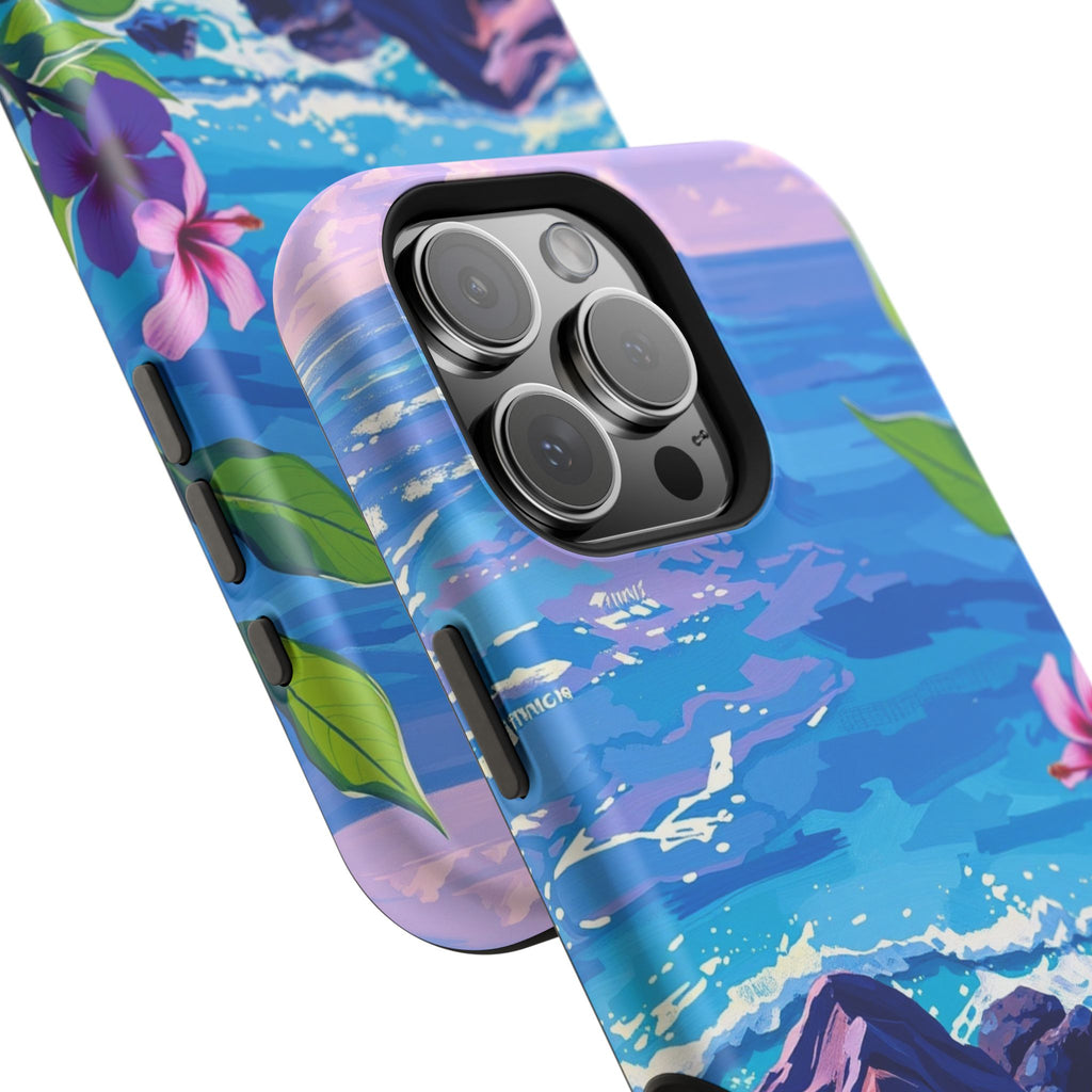 iPhone Hibiscus Coast Enchanted Art Slim Everyday Designer Case · iPhone Case