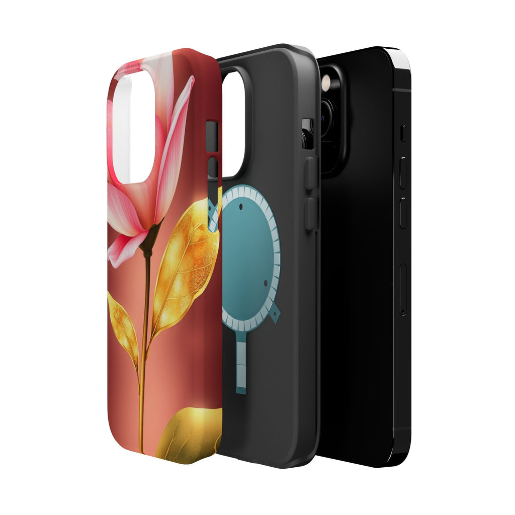 iPhone Dreamy Bloom and Leaf Design 14 Slim Everyday Designer Case · iPhone Case