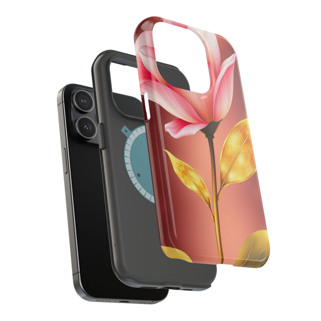 iPhone Dreamy Bloom and Leaf Design 14 Slim Everyday Designer Case · iPhone Case