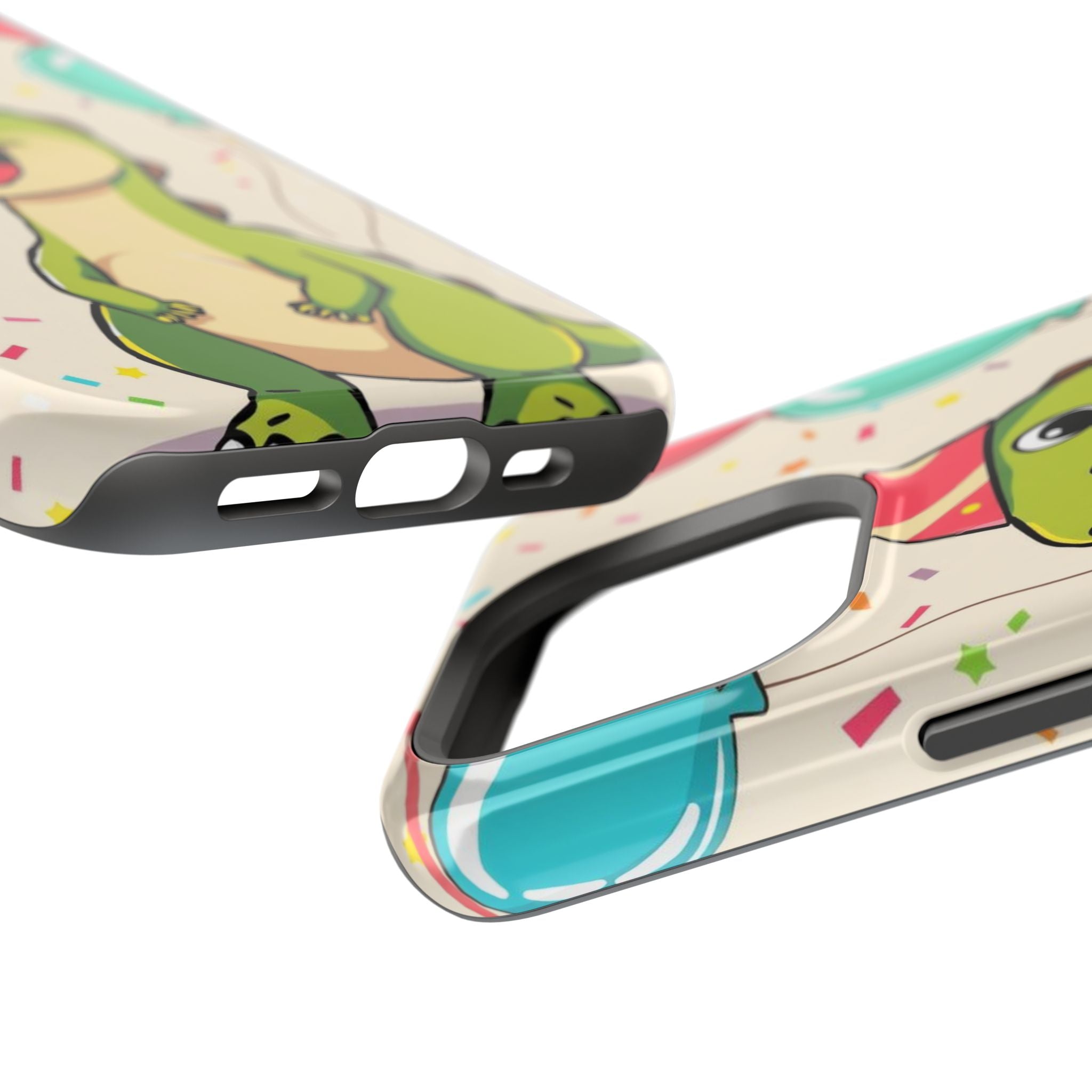 iPhone Dino with Party Hat Kids Fun Phone Case Gift Slim Snap Case · iPhone Case