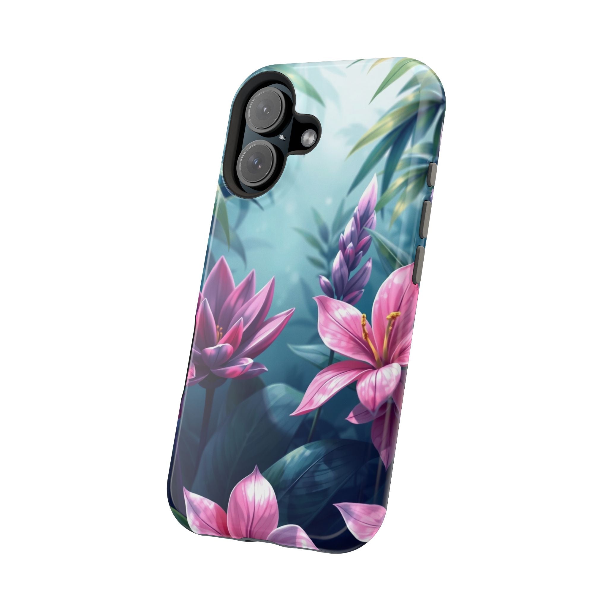 iPhone Indigo And Violet Jungle Floral Slim Everyday Designer Case · iPhone Case