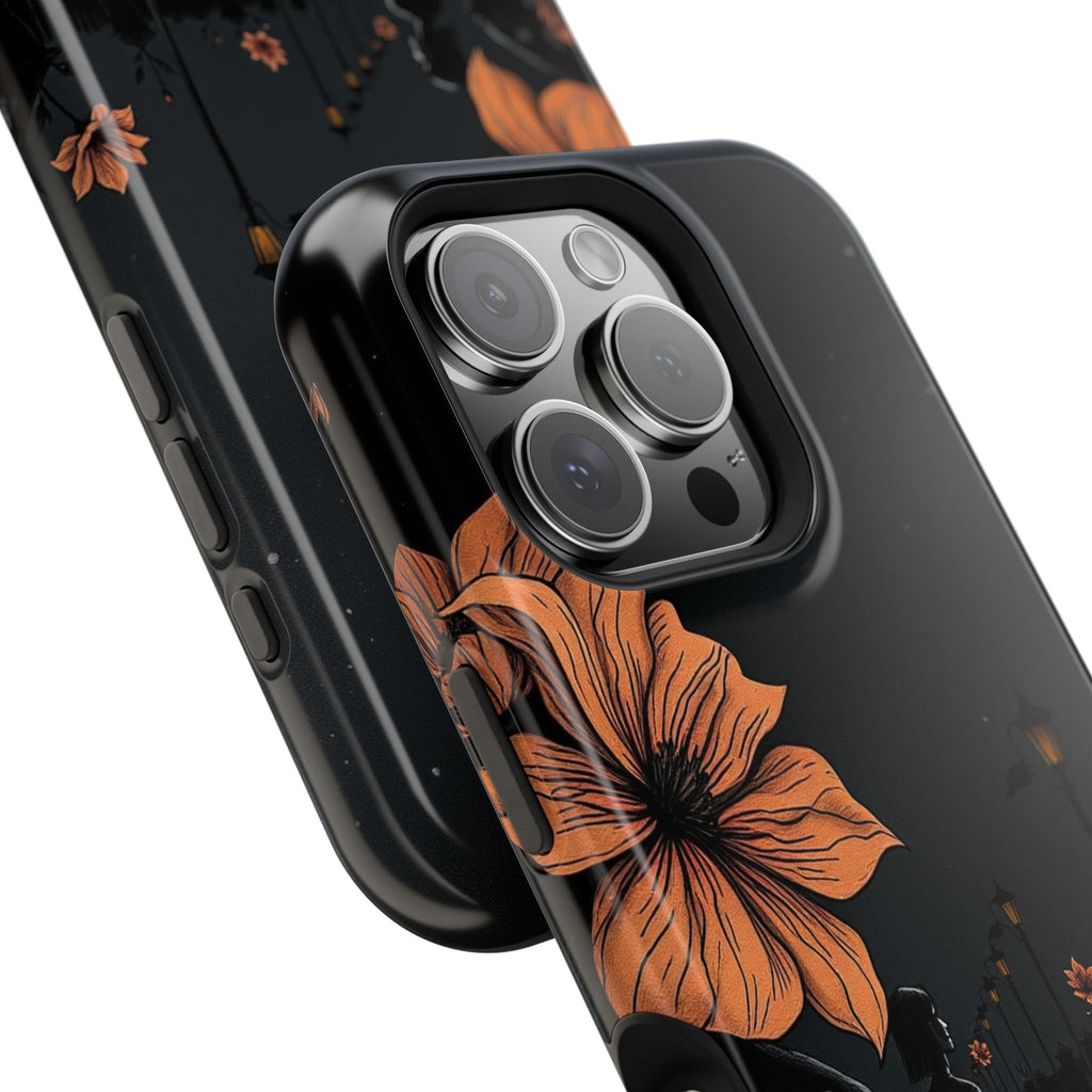 iPhone Night Bloomer Electric Art Bold Modern Everyday Snap Case · iPhone Case