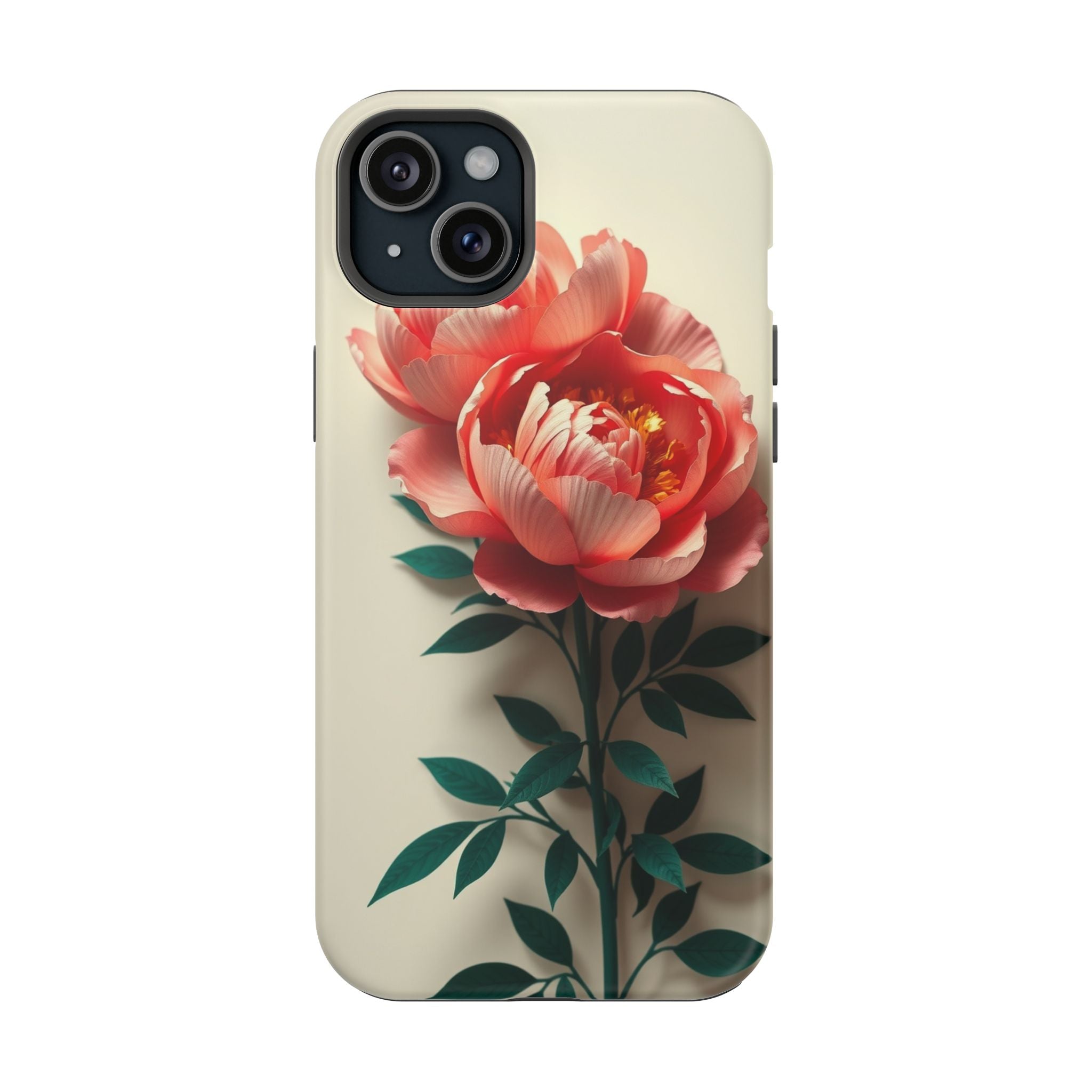 iPhone Emerald Green And Gold Peony Bouquet Slim iPhone Everyday · iPhone Case