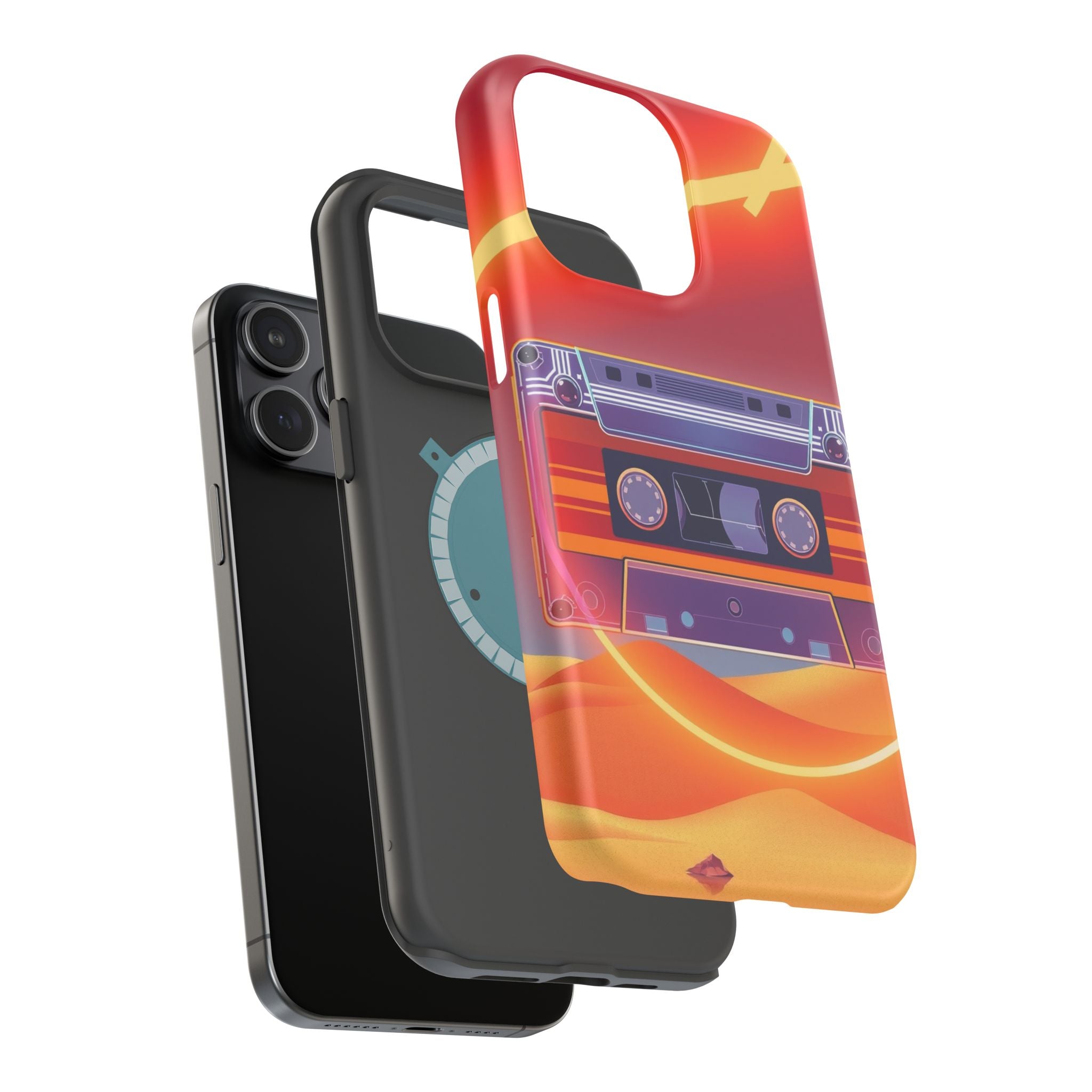 iPhone Cassette Tape Rewind Bold Art Slim Everyday Designer Case · iPhone Case