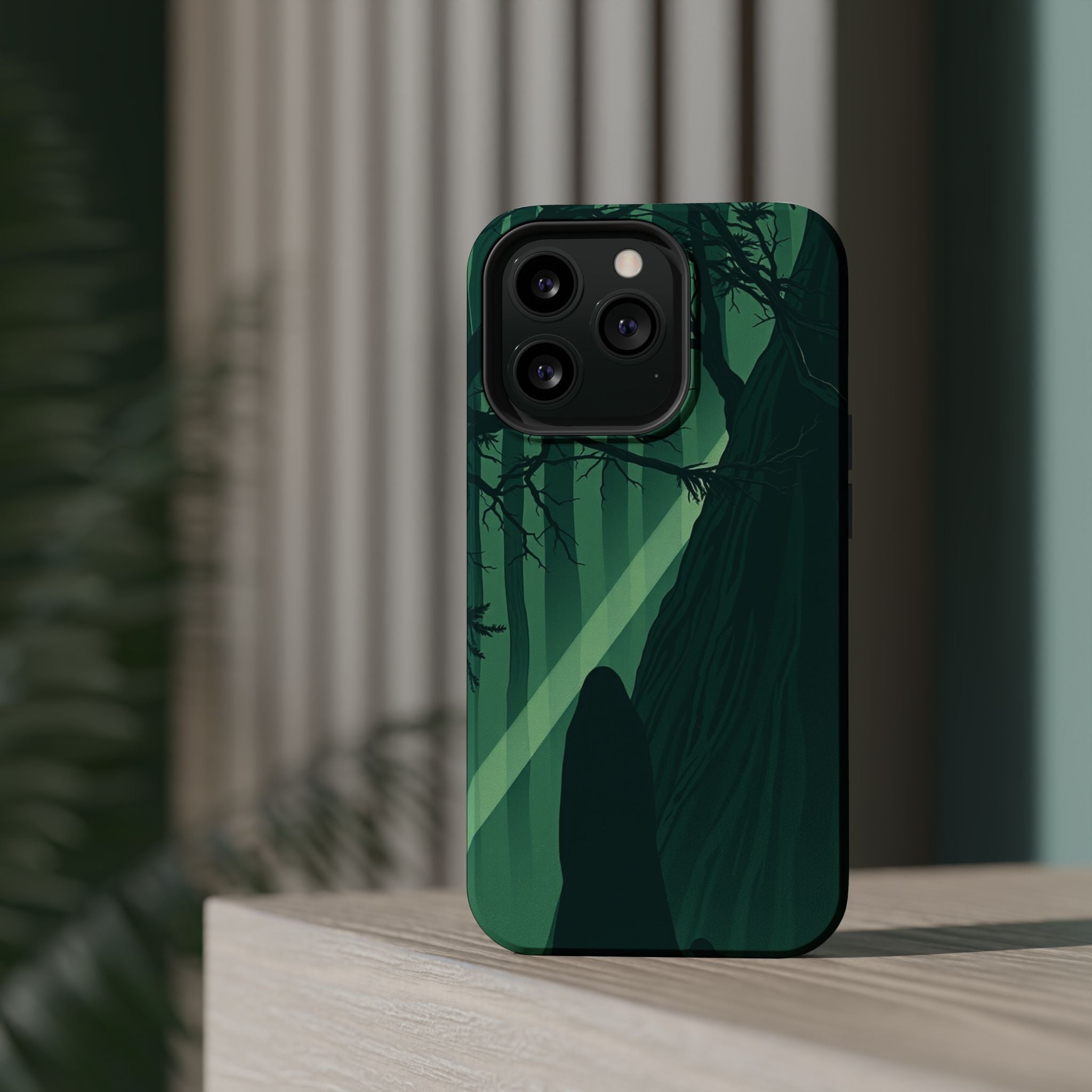 iPhone Sage And Ivory Dark Forest Spirits Slim Everyday Designer Case · iPhone C