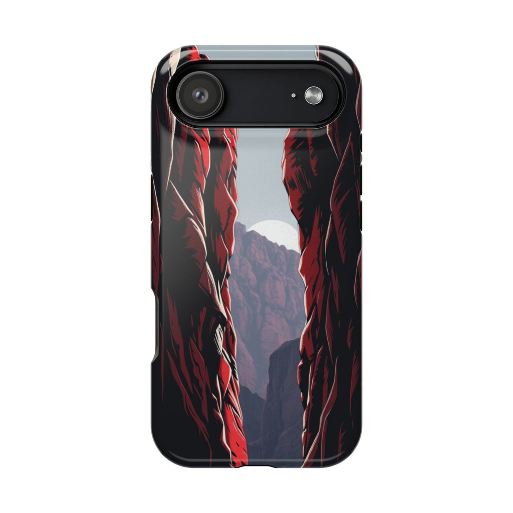 iPhone Serene Canyon Wall Design Bold Modern Everyday Snap Case · iPhone Case