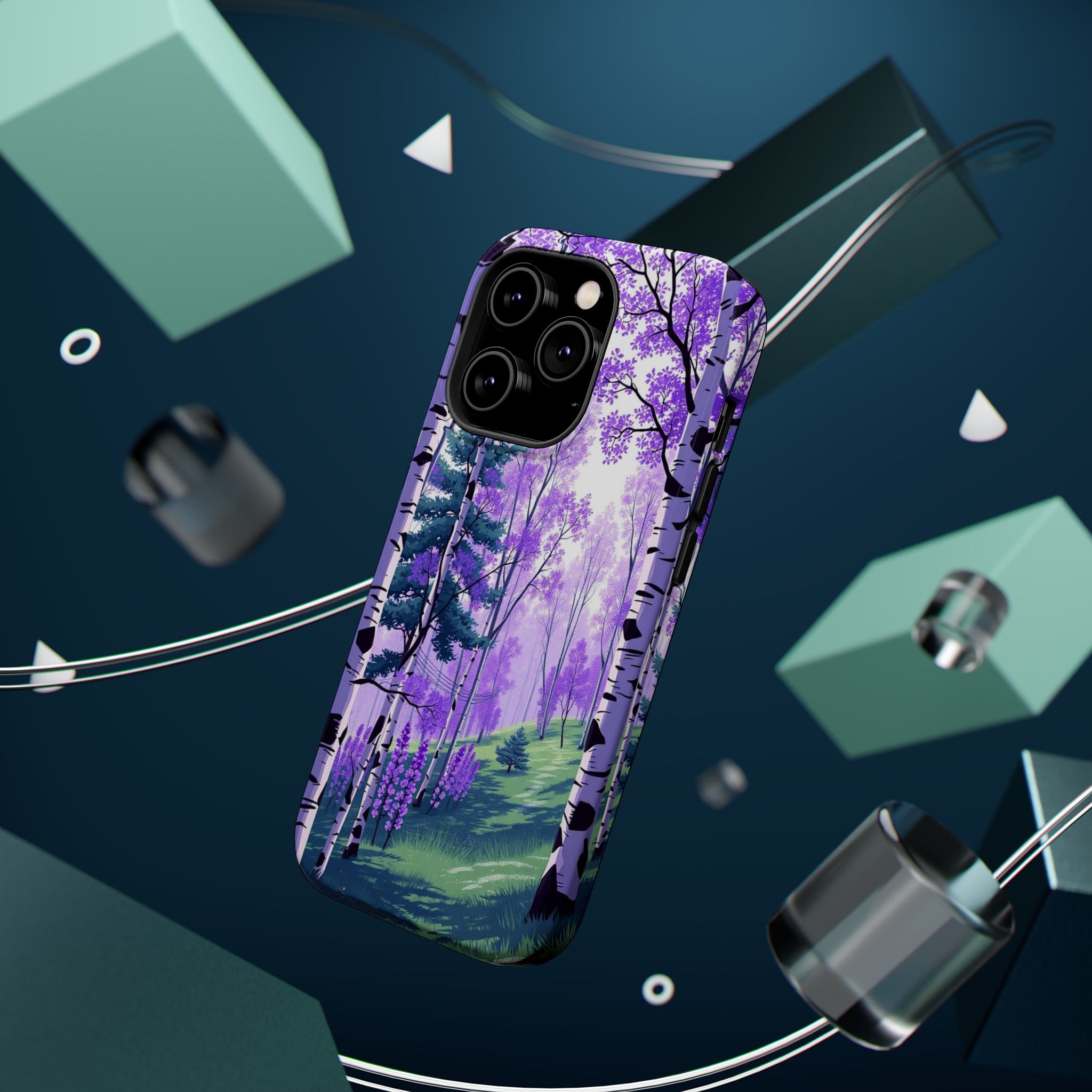 iPhone Birch Grove Electric Art Slim Everyday Designer Case · iPhone Case