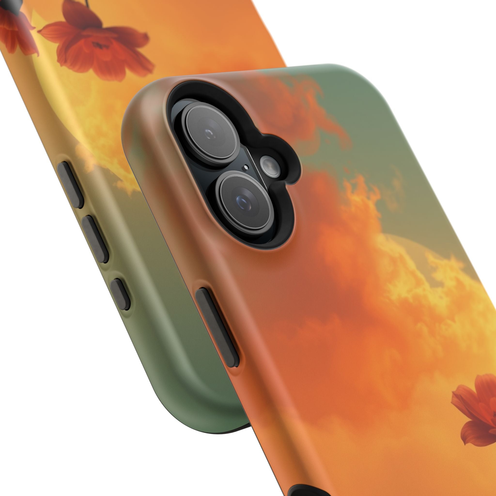 iPhone Floral Ombre Enchanted Art Bold Modern Everyday Snap Case · iPhone Case