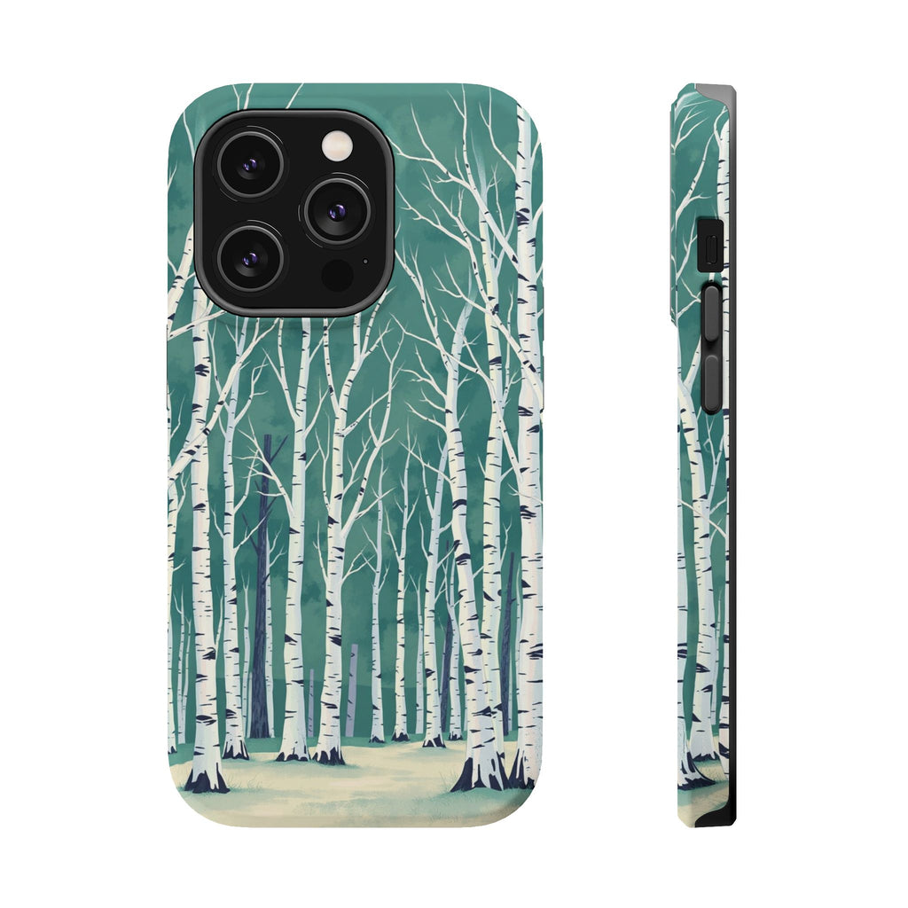 iPhone Sage And Ivory Birch Grove Bold Modern Everyday Snap Case · iPhone Case