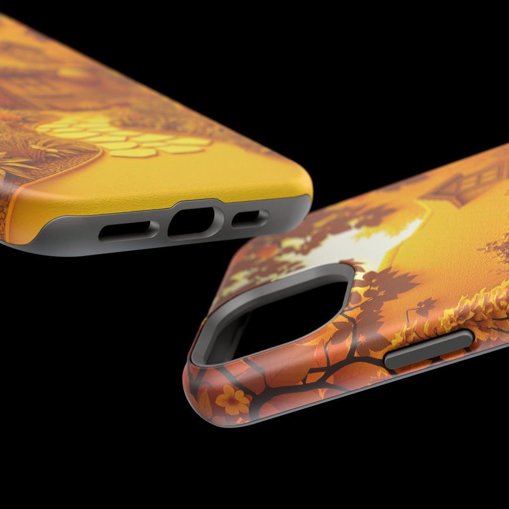 iPhone Vibrant Cottage Garden Design Slim Everyday Designer Case · iPhone Case