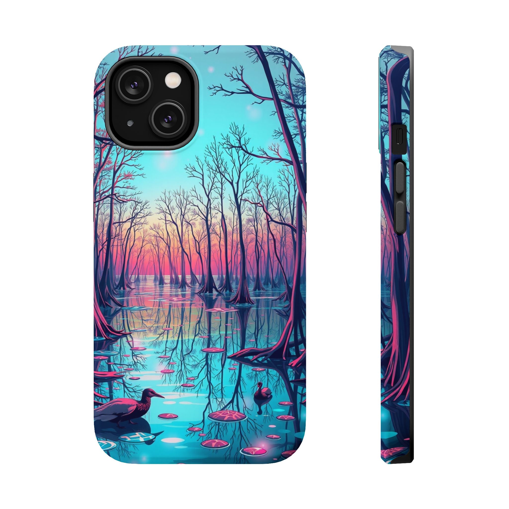 iPhone Cypress Swamp Holographic Iridescent Slim iPhone Everyday · iPhone Case