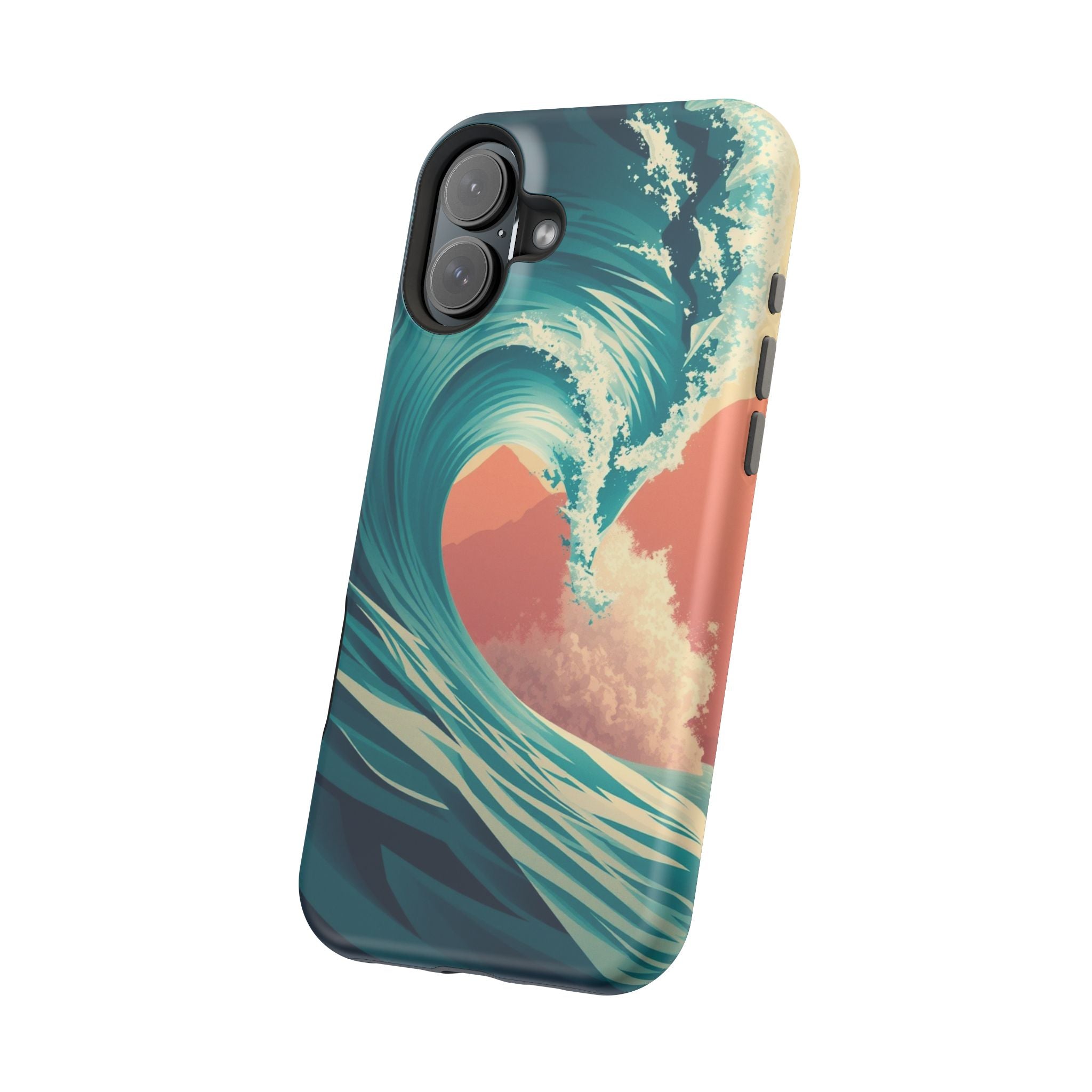 iPhone Ocean Wave Crash Cinematic Art Slim Everyday Designer Case · iPhone Case
