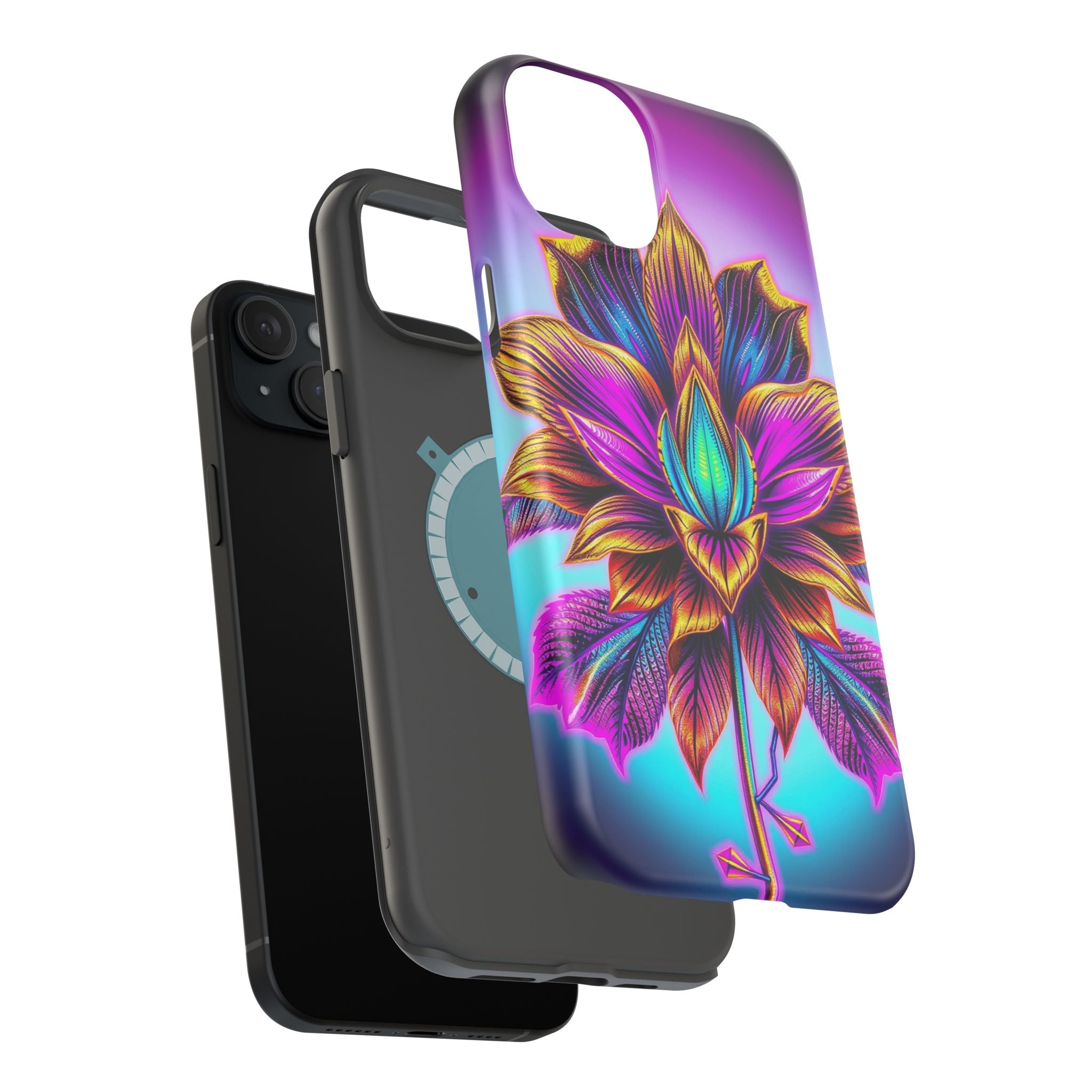 iPhone Floral Gold Foil Mystic Art Bold Modern Everyday Snap Case · iPhone Case
