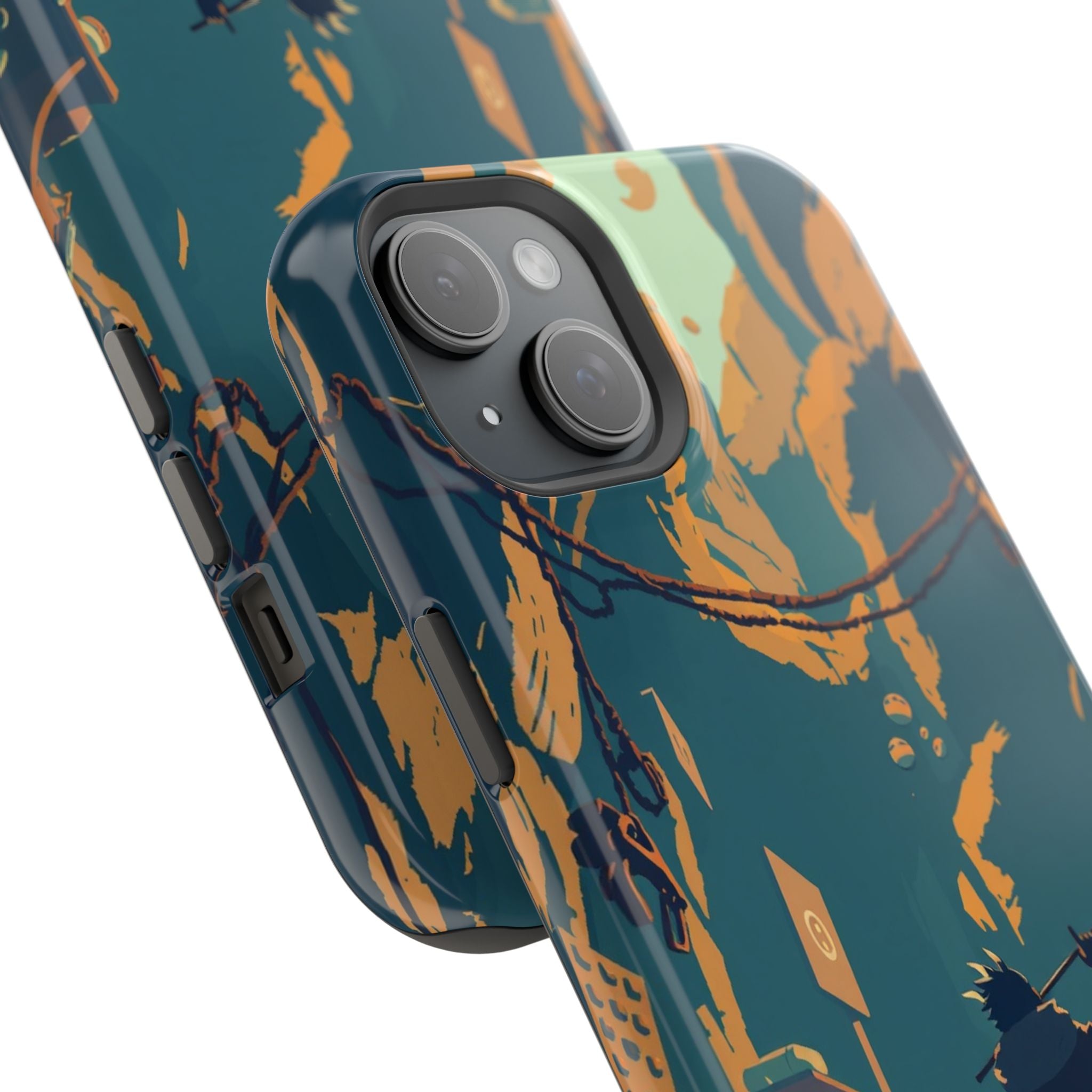 iPhone Mustard And Rust Unhinged in a Cute Way Soft Finish Everyday Case · iPhon