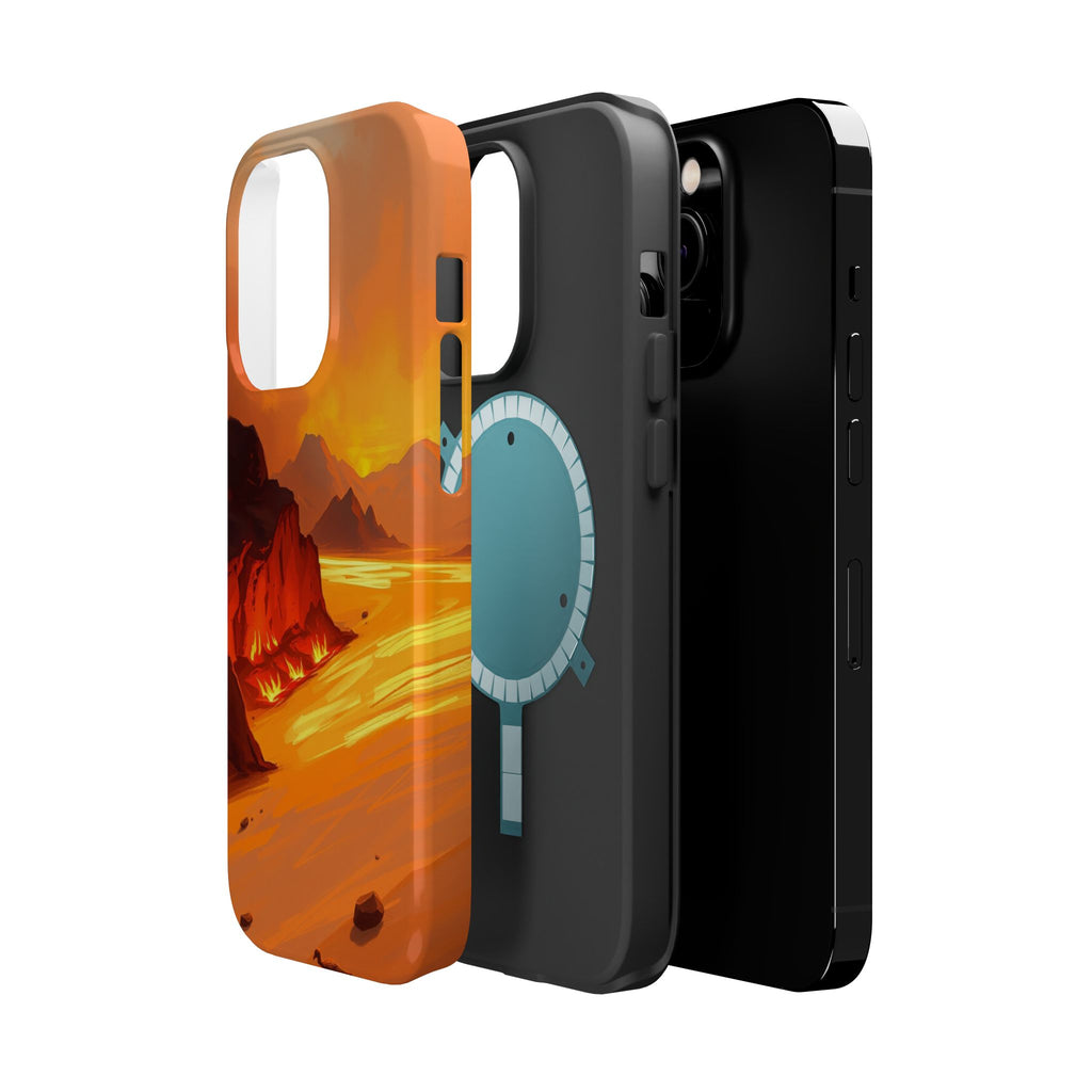 iPhone Burnt Orange And Sand Wildfire Glow Slim iPhone Everyday · iPhone Case