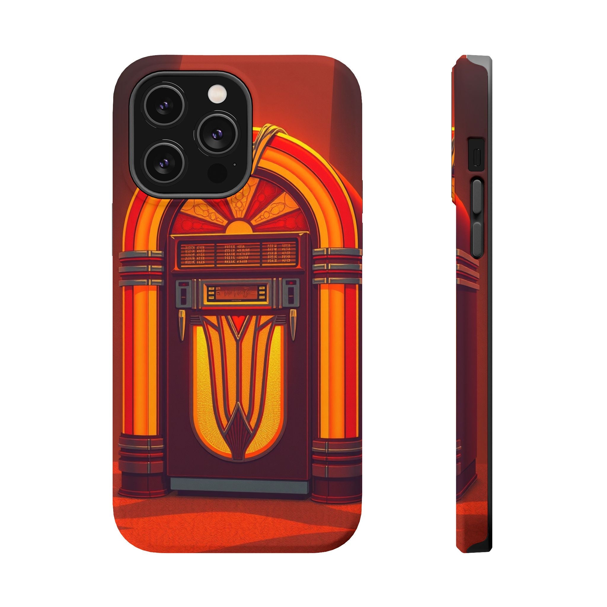 iPhone Jukebox Glow Pop Art Bold Bold Modern Everyday Snap Case · iPhone Case