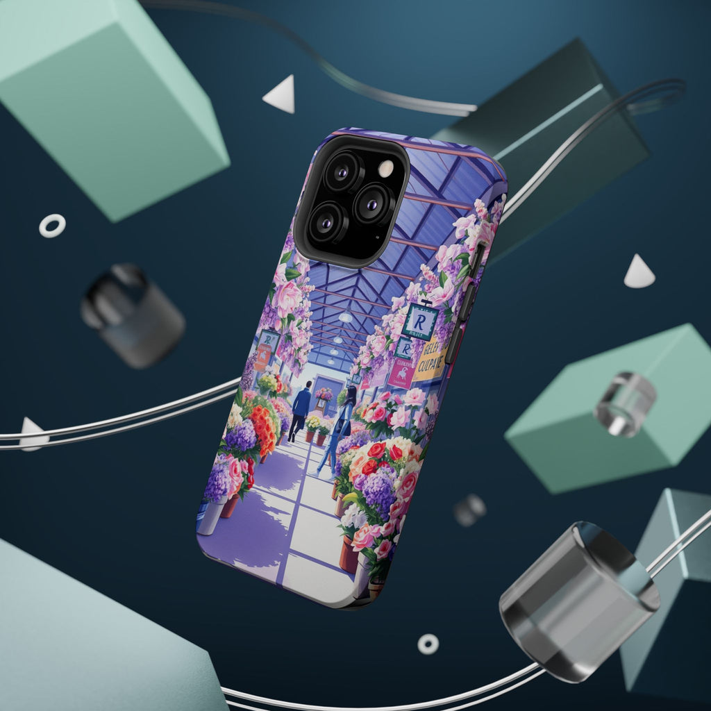iPhone Flower Market Cinematic Art Clean Minimal Snap Cas Slim Snap Case · iPhon