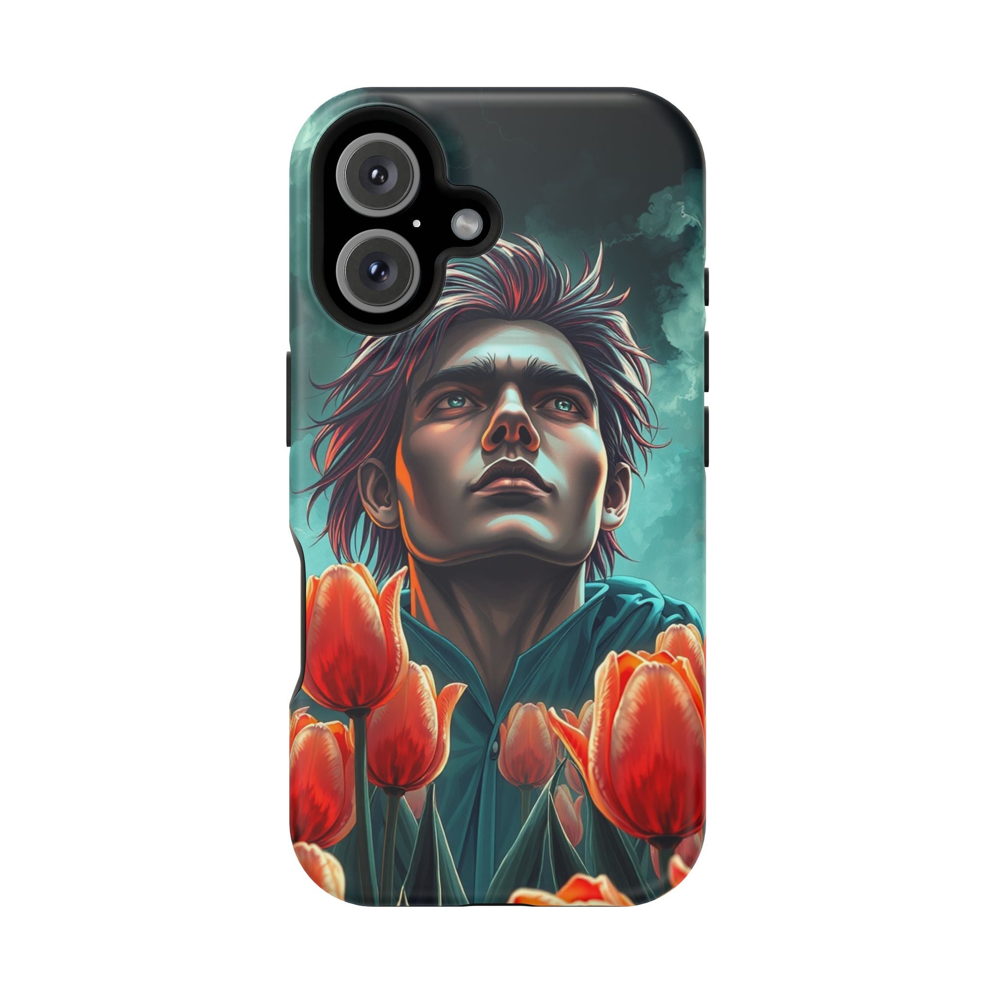 iPhone Tulip Row Electric Art Slim Everyday Designer Case · iPhone Case