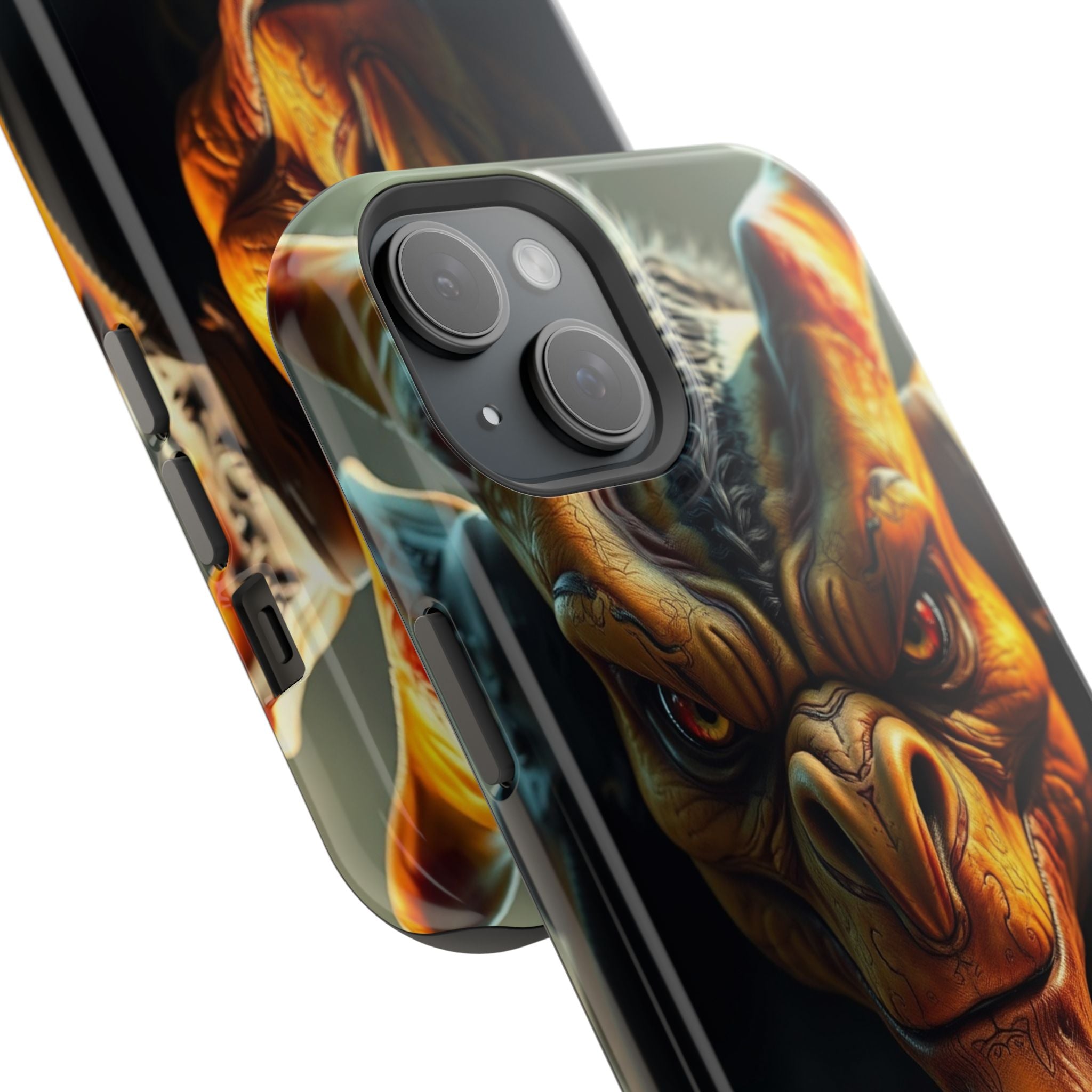 iPhone Mustard And Rust Goblin Mode Activated Slim Everyday Designer Case · iPho
