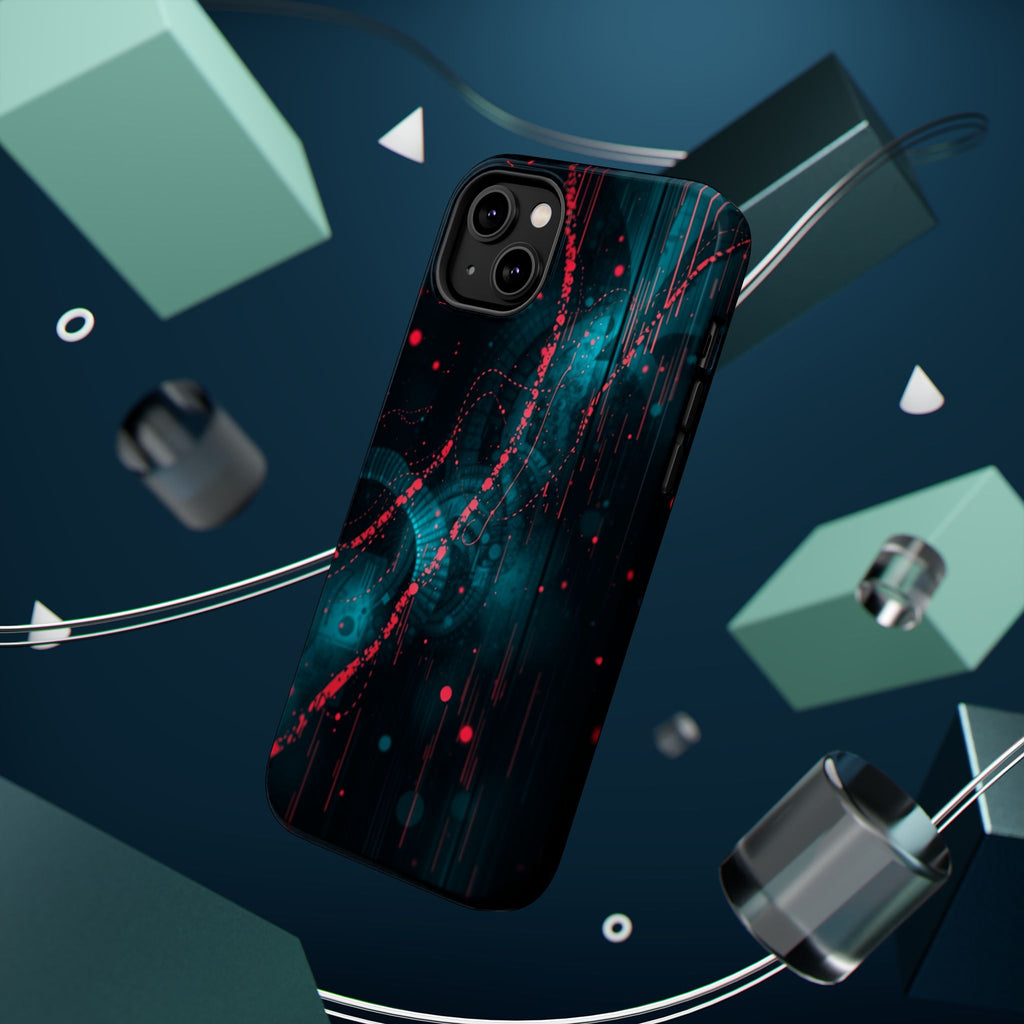 iPhone Digital Noise Cinematic Art Bold Modern Everyday Snap Case · iPhone Case