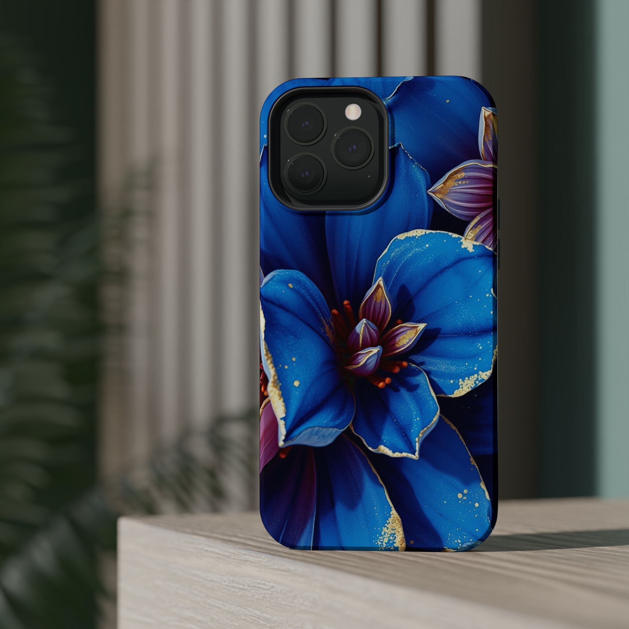 iPhone Floral Gold Foil Serene Design Slim Snap Case Ga · iPhone Case