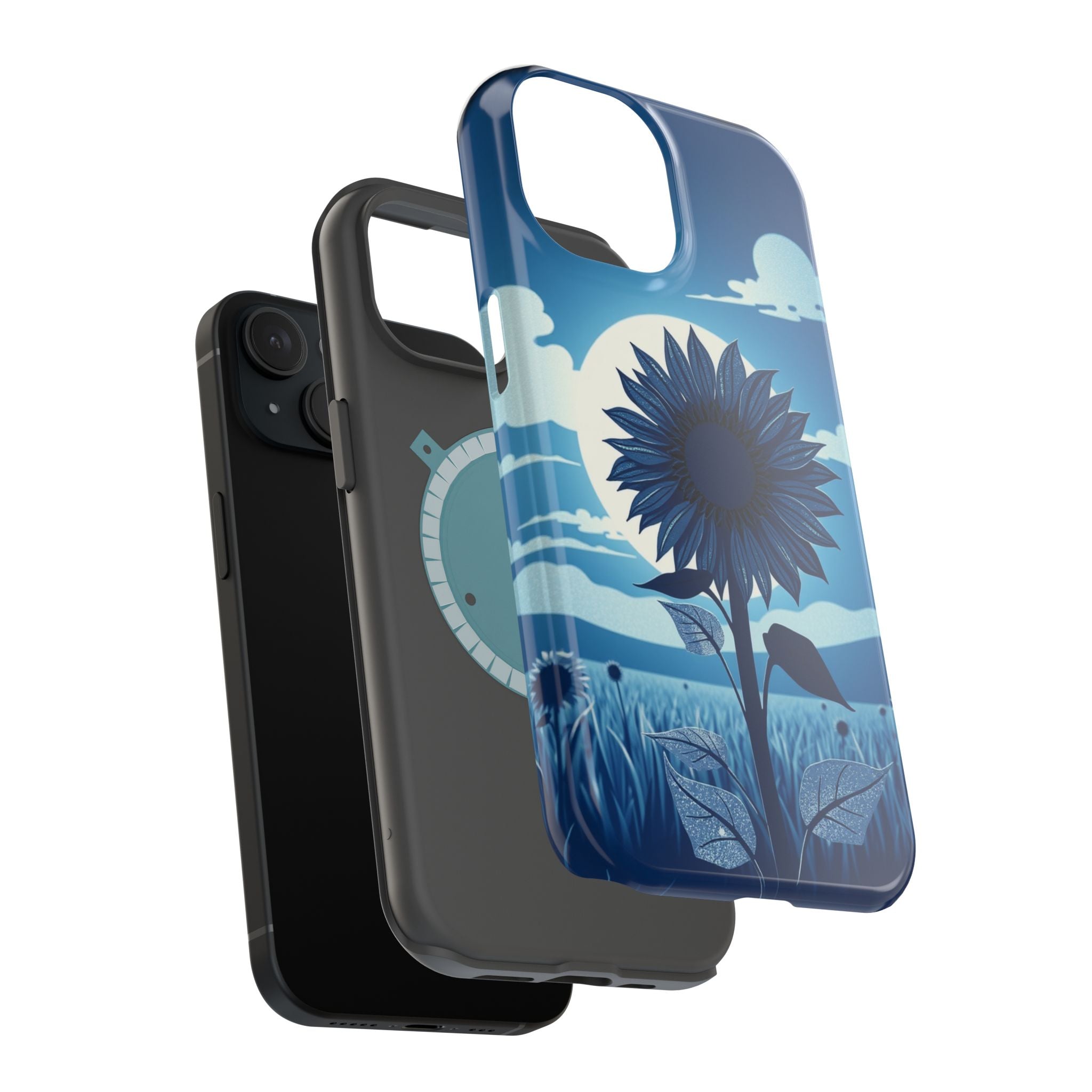 iPhone Sunflower Prairie Paper Cut Art Slim Everyday Designer Case · iPhone Case