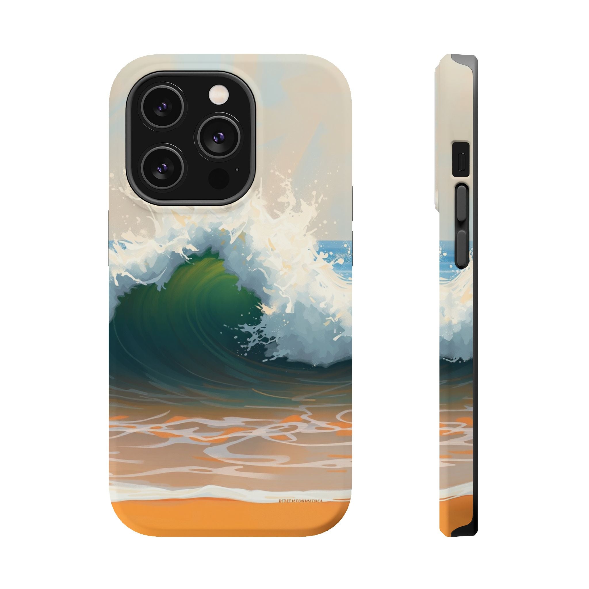 iPhone Radiant Ocean Wave Crash Design Slim Everyday Designer Case · iPhone Case