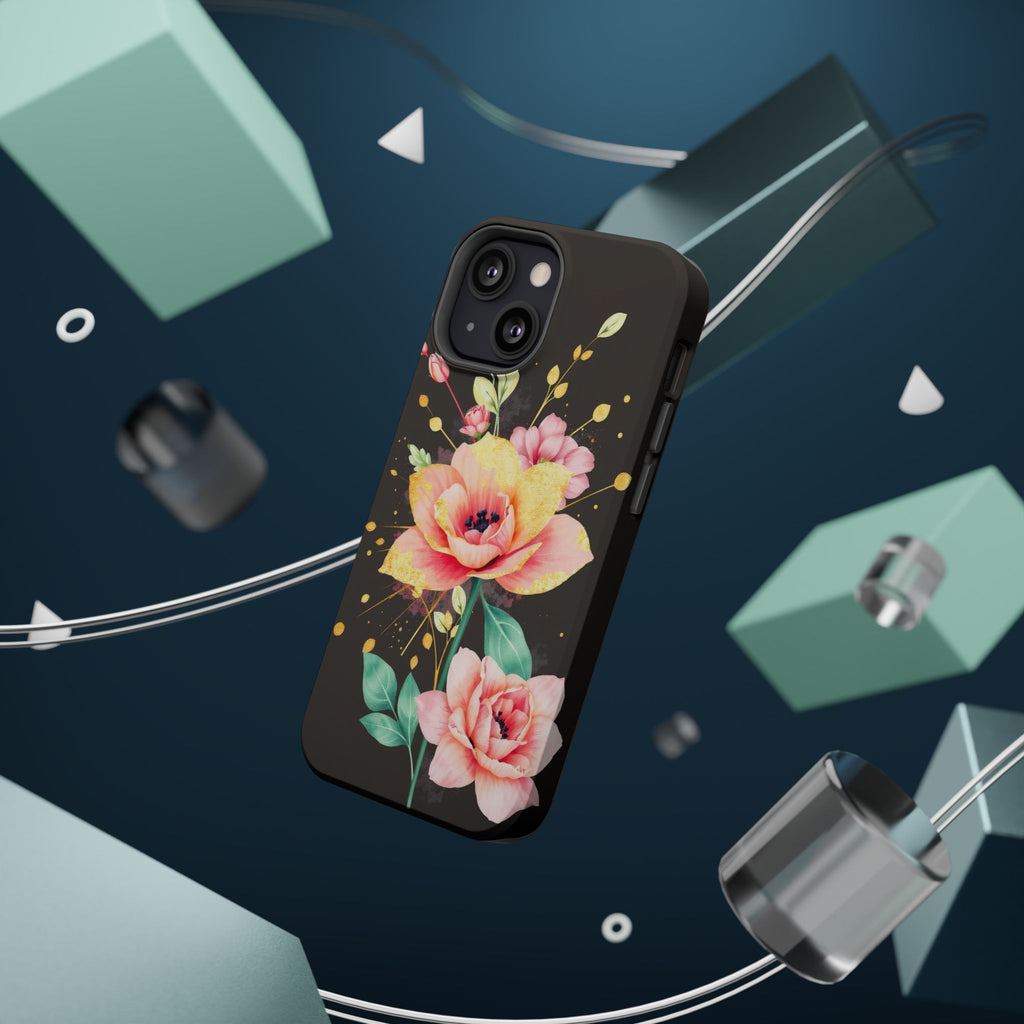 iPhone Earthy Floral Watercolor Splash Design Clean iPhone 14 Minimal · iPhone C