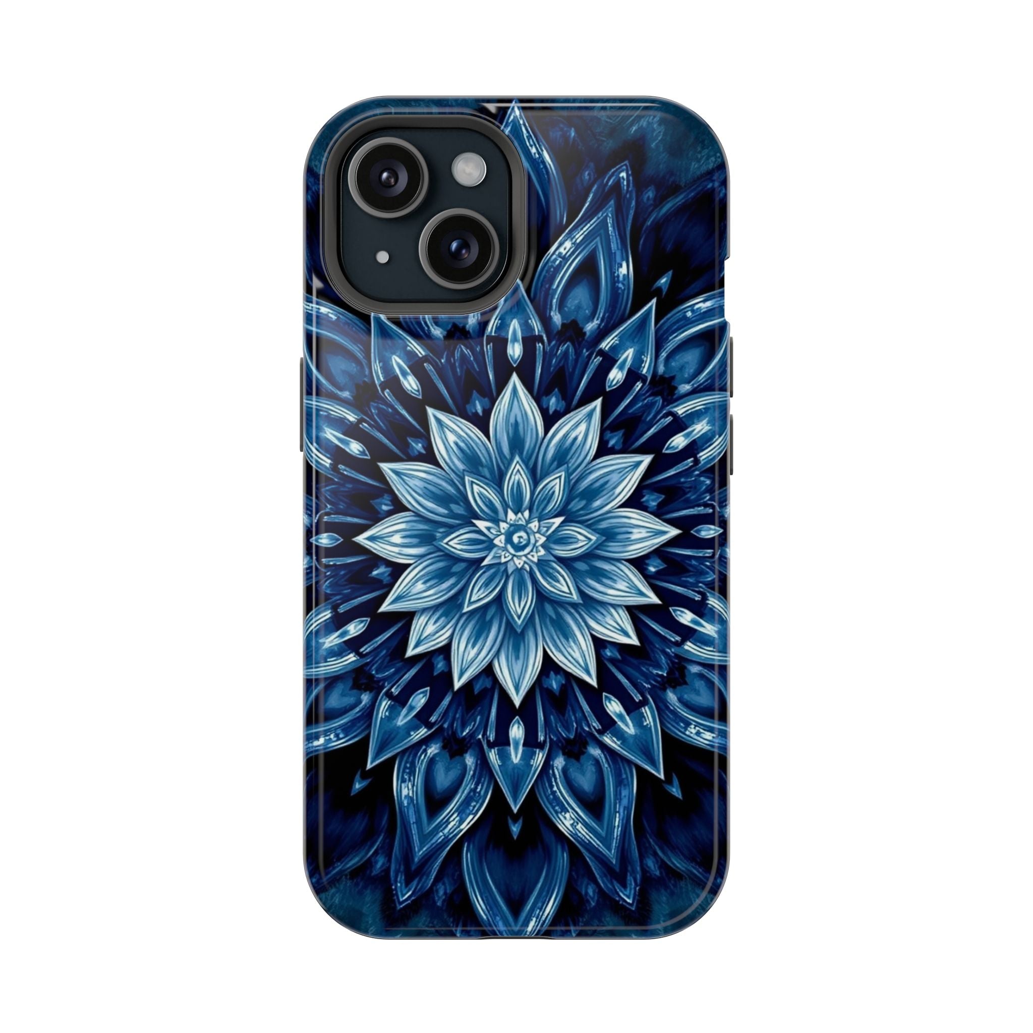 iPhone Floral Mandala Electric Art Bold Modern Everyday Snap Case · iPhone Case
