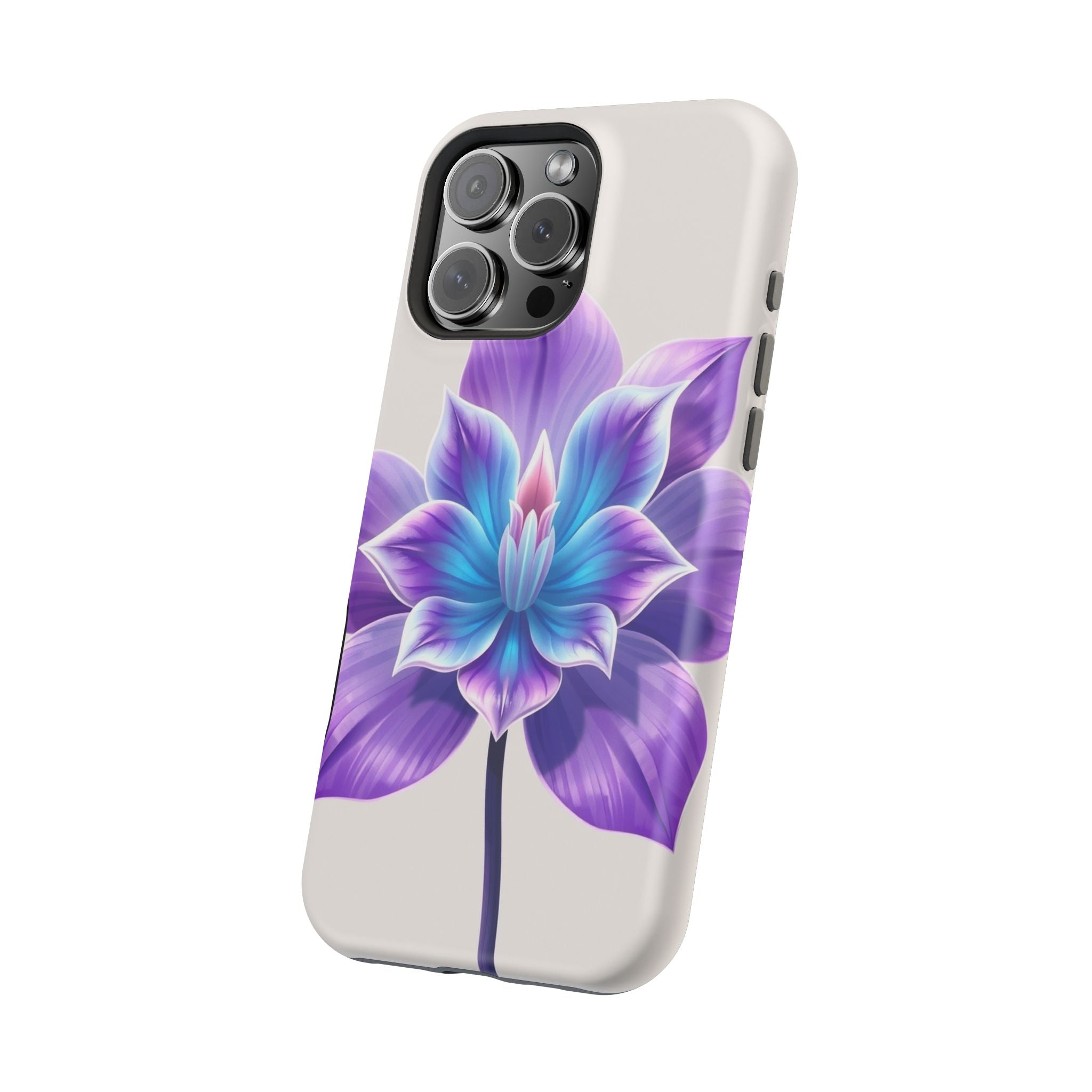 iPhone Dreamy Neon Floral Design 10 Slim Everyday Designer Case · iPhone Case