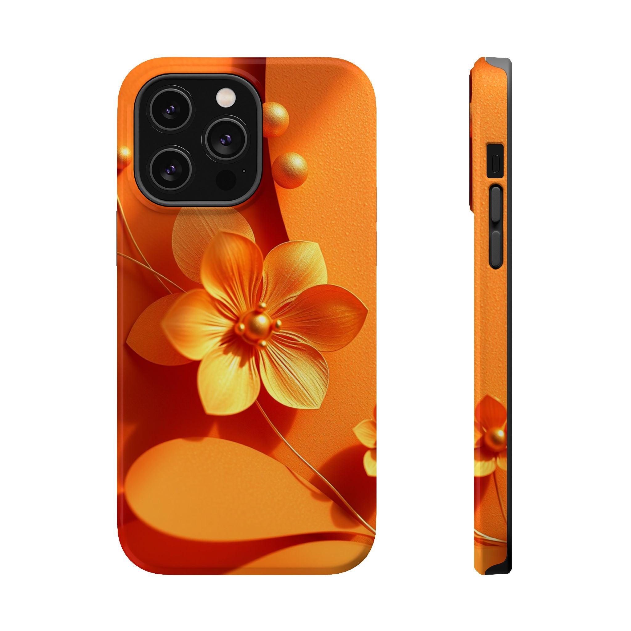 iPhone Floral Geometric Gold Foil Luxury Slim Everyday iPhone Designer · iPhone