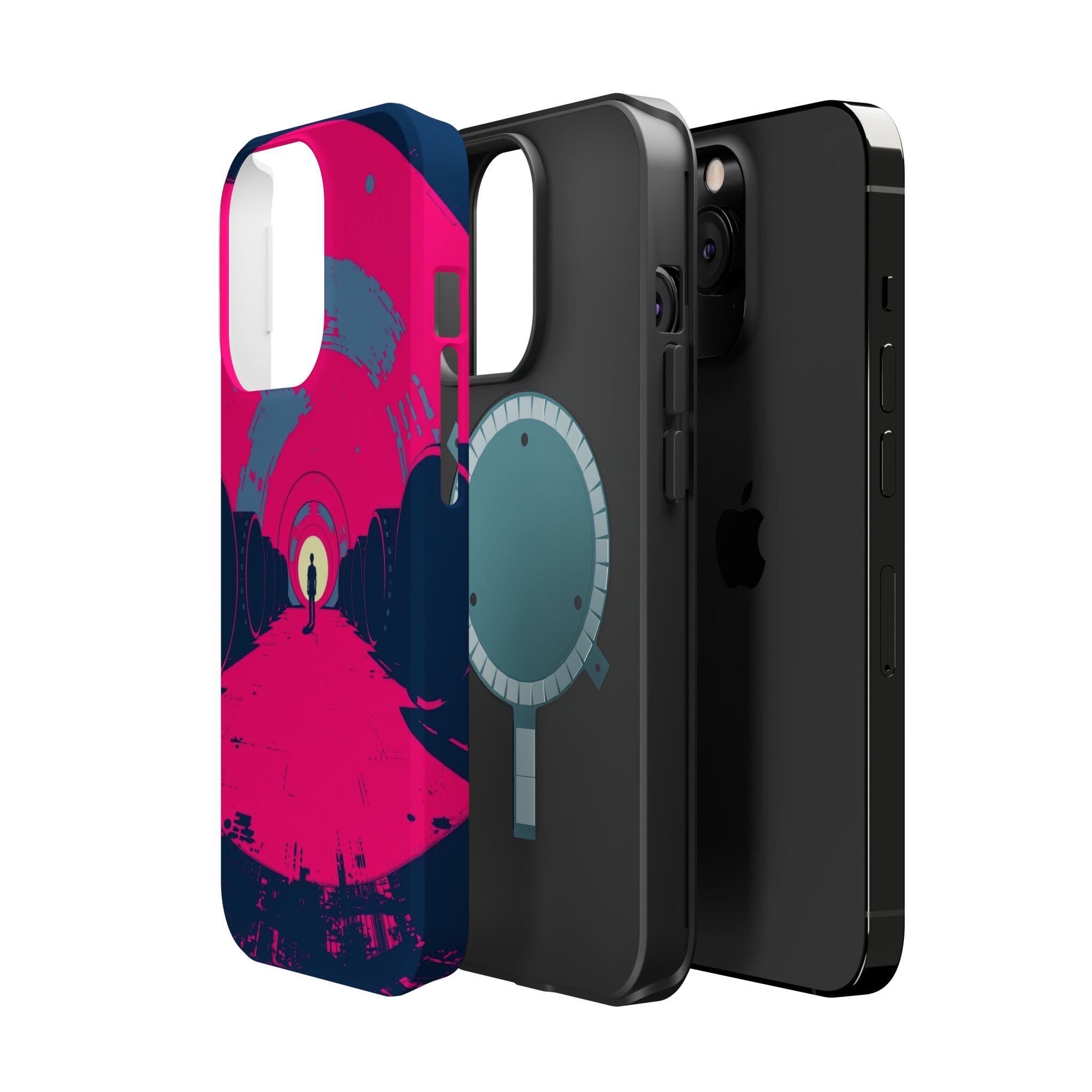 iPhone 1960s Mod Circles Bold Art Bold Modern Everyday Snap Case · iPhone Case