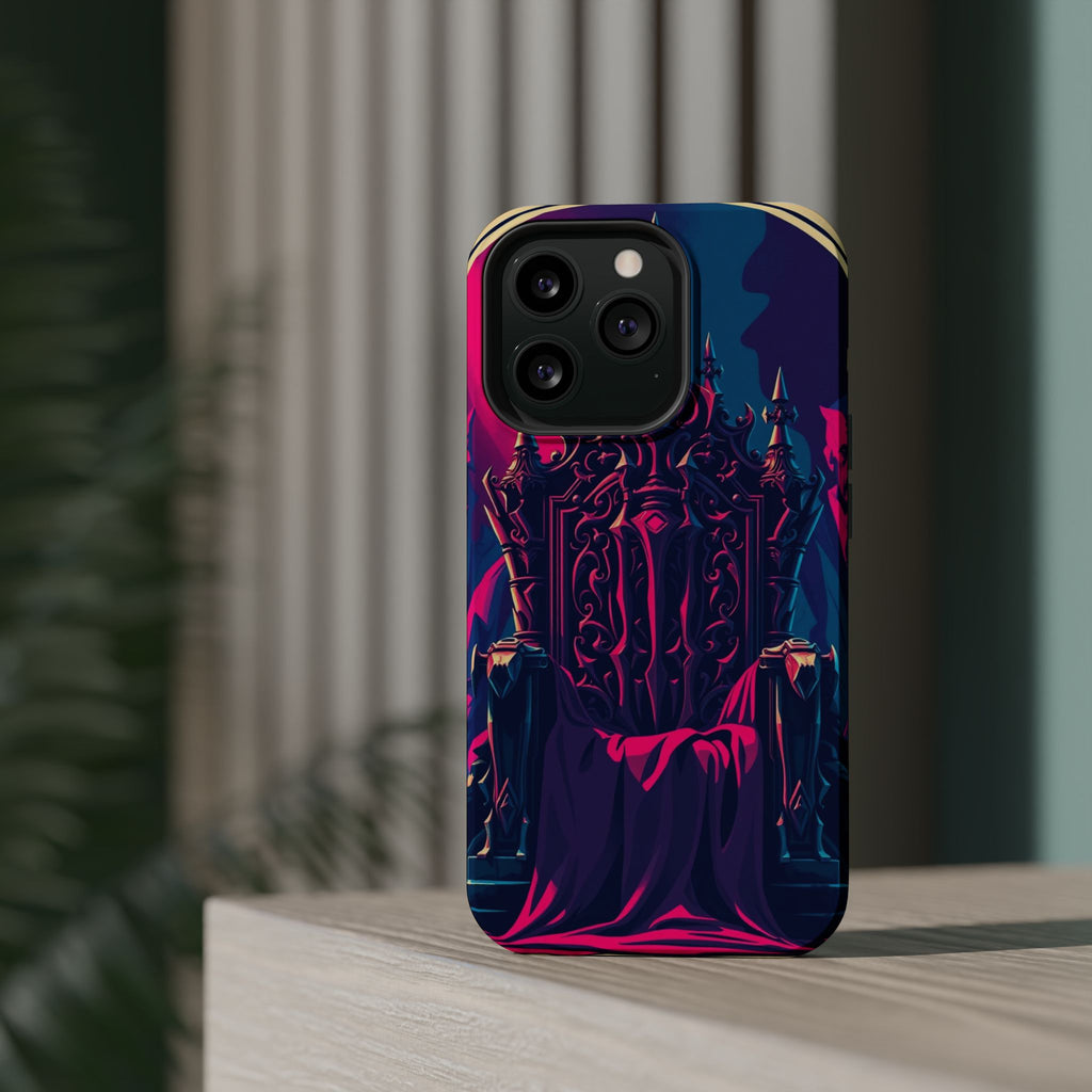 iPhone Lich King Throne Vintage Retro Poster Slim Everyday Designer Case · iPhon
