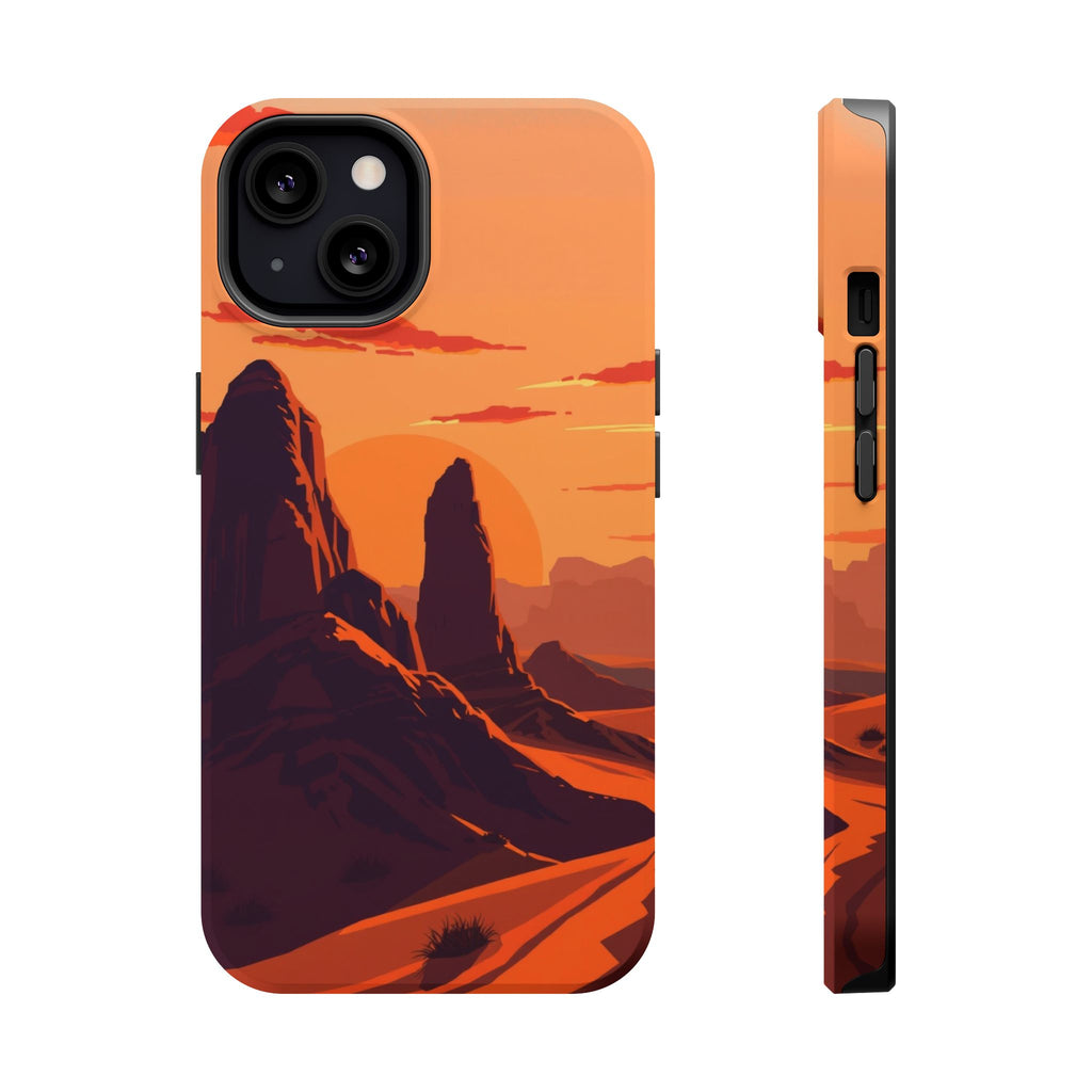 iPhone Vibrant Mesa Sunset Design 13 Slim Everyday Designer Case · iPhone Case