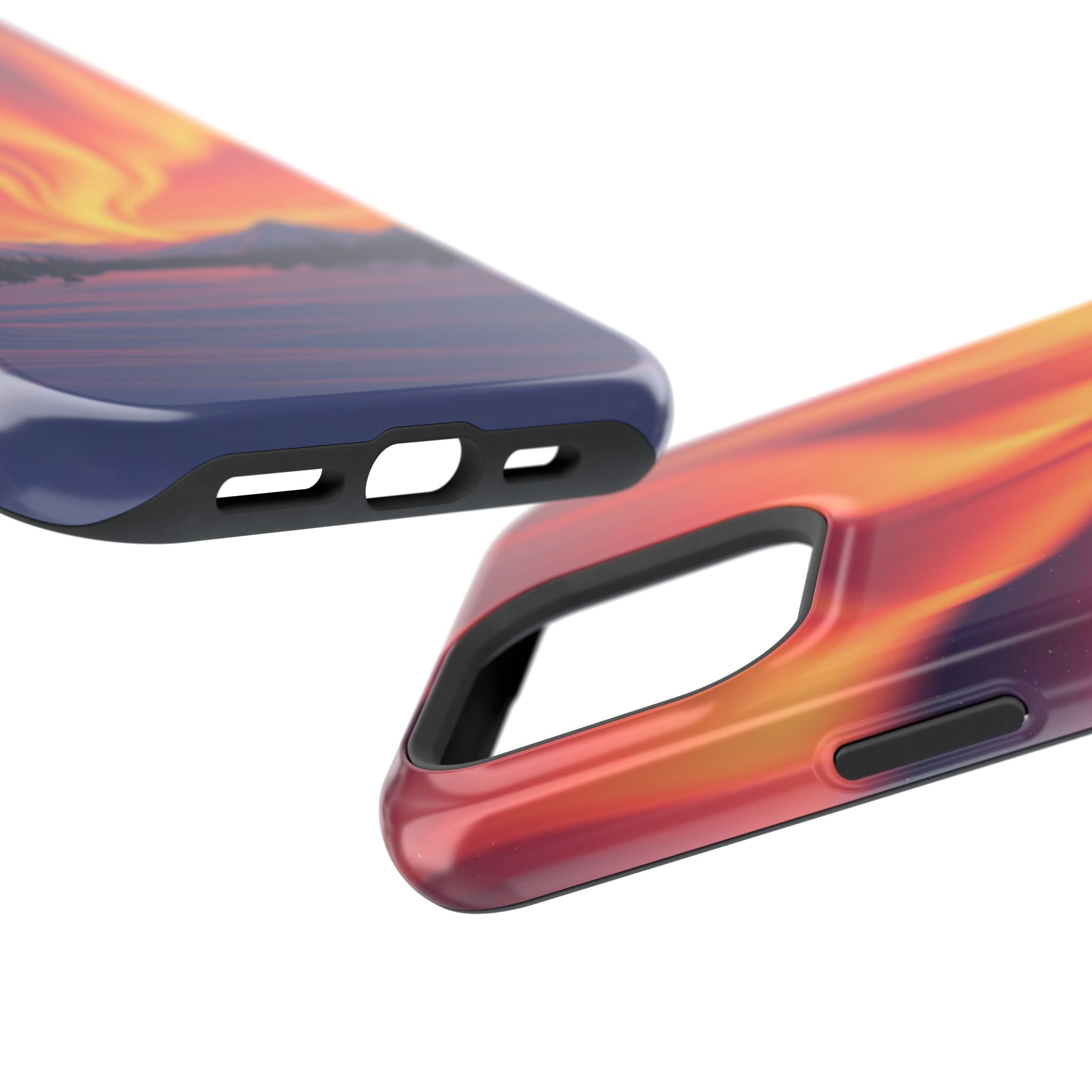 iPhone Sunset Amber And Peach Northern Lights Slim iPhone Everyday · iPhone Case