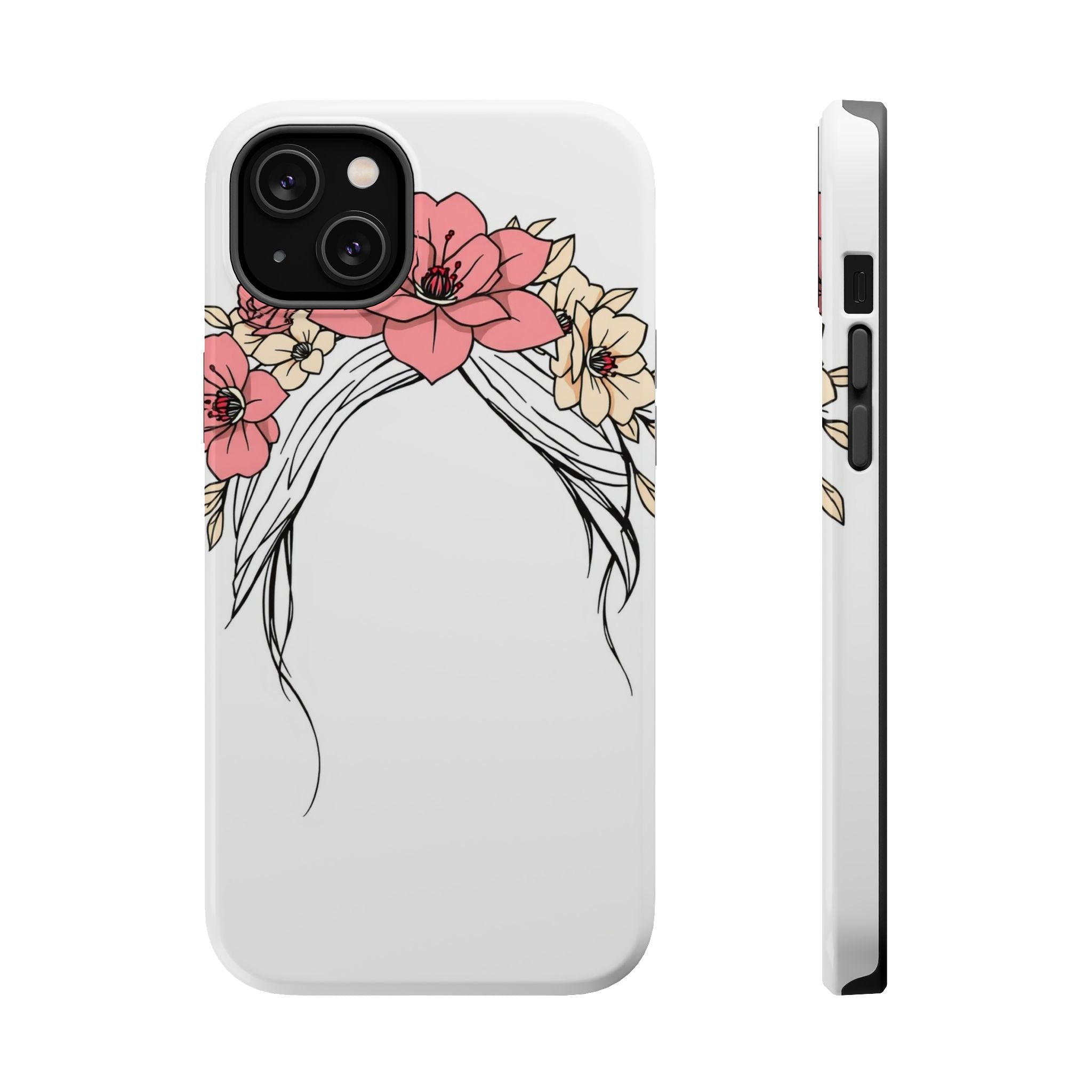 iPhone Floral Crown Electric Art Bold Modern Everyday Snap Case · iPhone Case