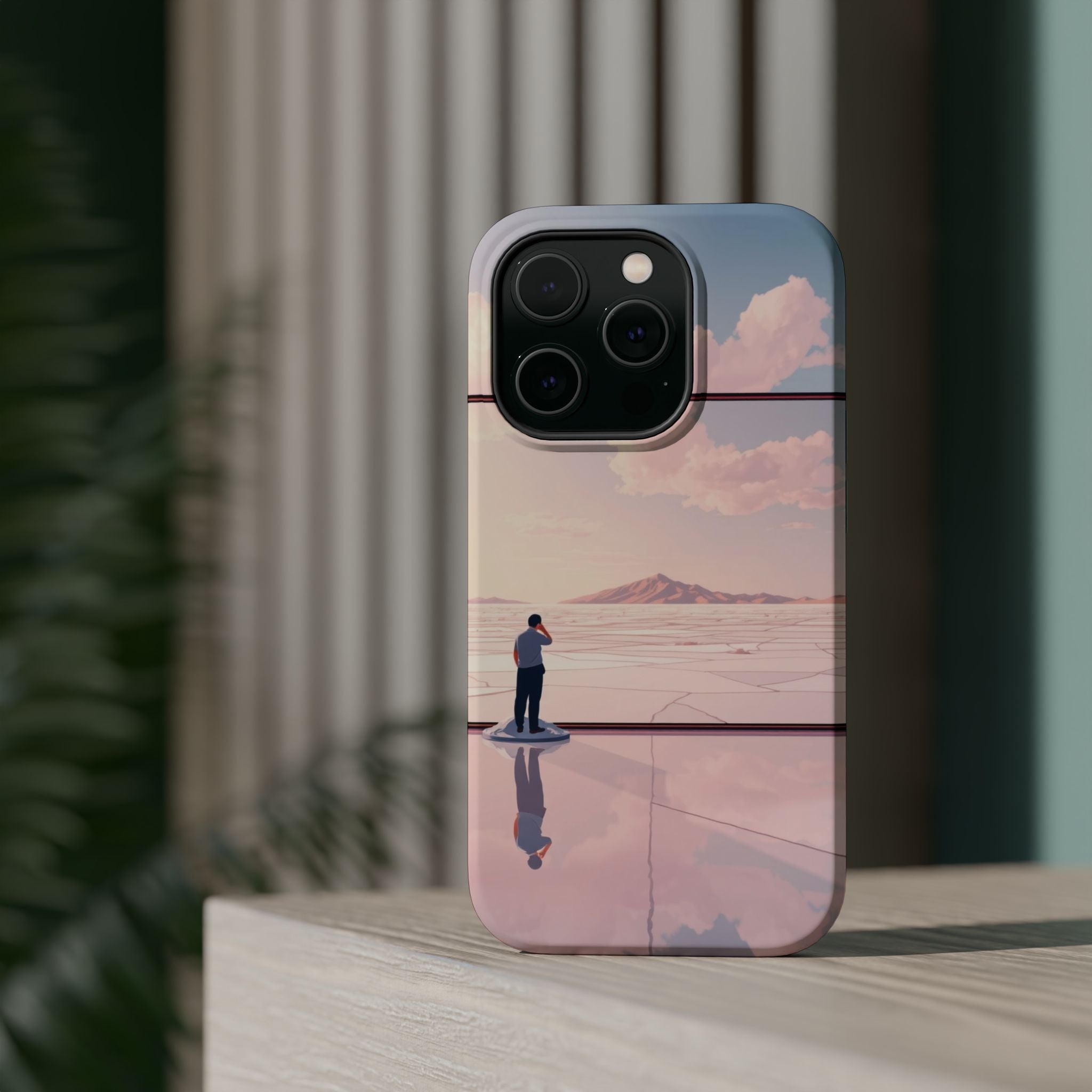 iPhone Salt Flat Mirror Stained Glass Slim Everyday Designer Case · iPhone Case