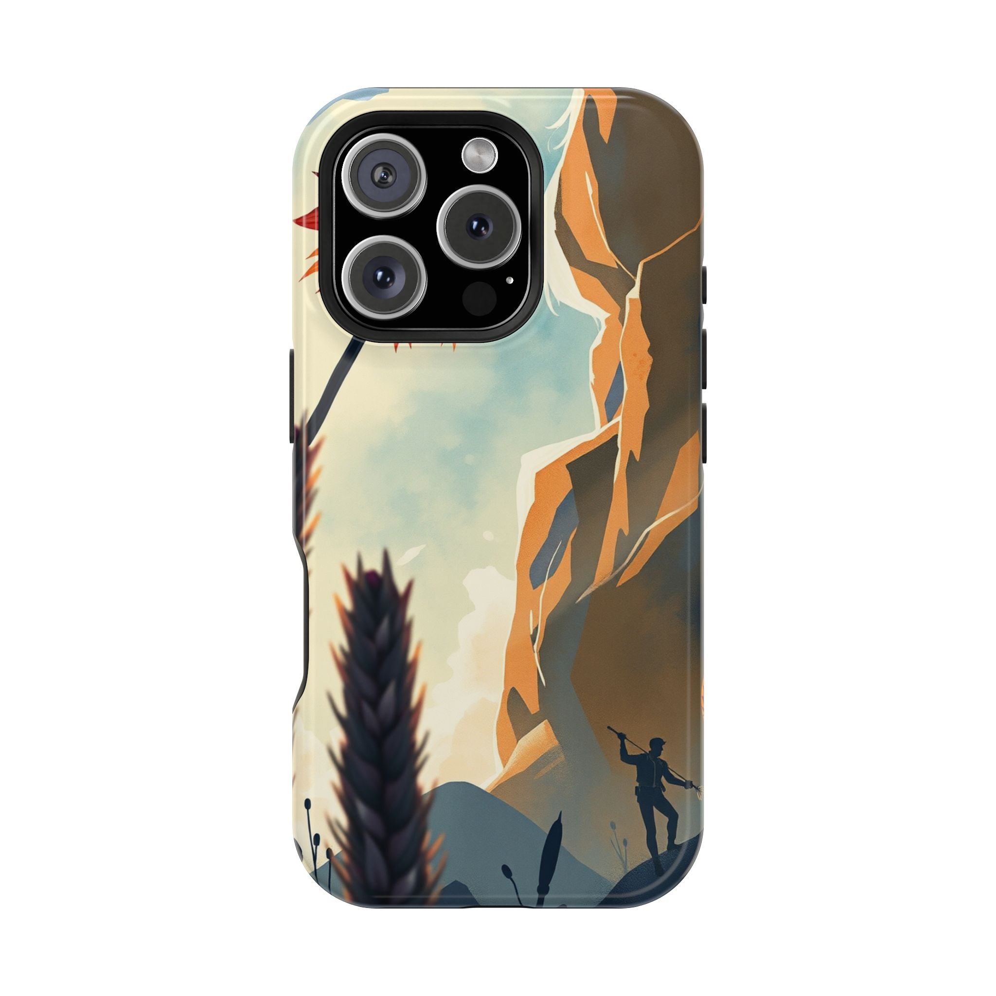 iPhone Bud Burst Vibrant Watercolor Artistic Everyday Cas Slim Snap Case · iPhon