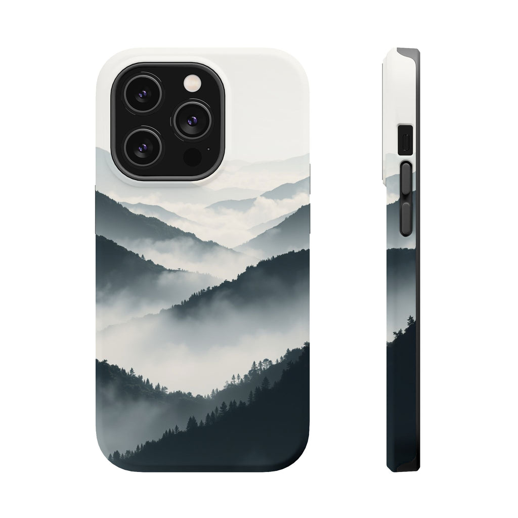 iPhone Dreamy Fog Rolling Over Hills Design Slim iPhone Everyday · iPhone Case