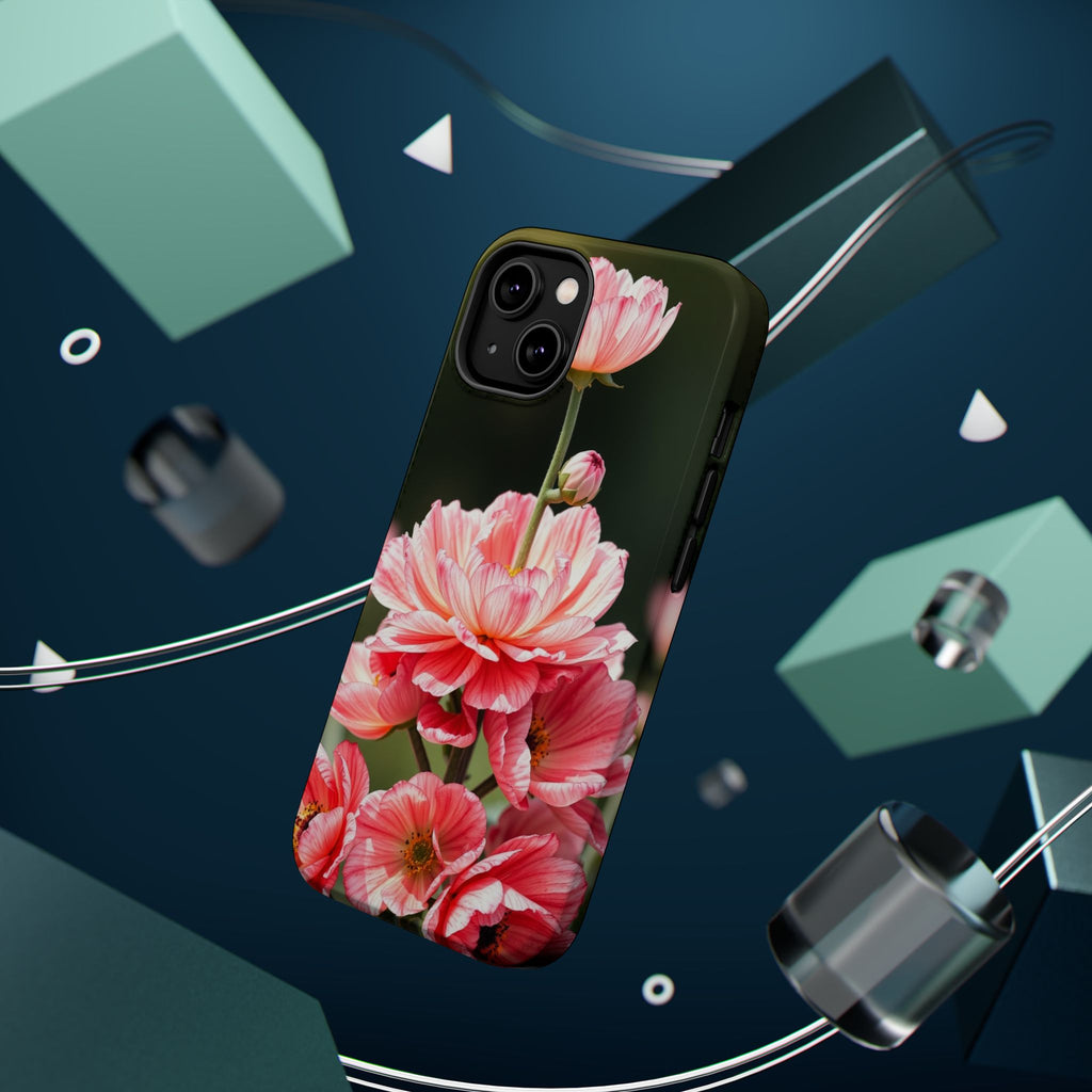 iPhone Ranunculus Stack Vibrant Watercolor Slim Snap Case · iPhone Case