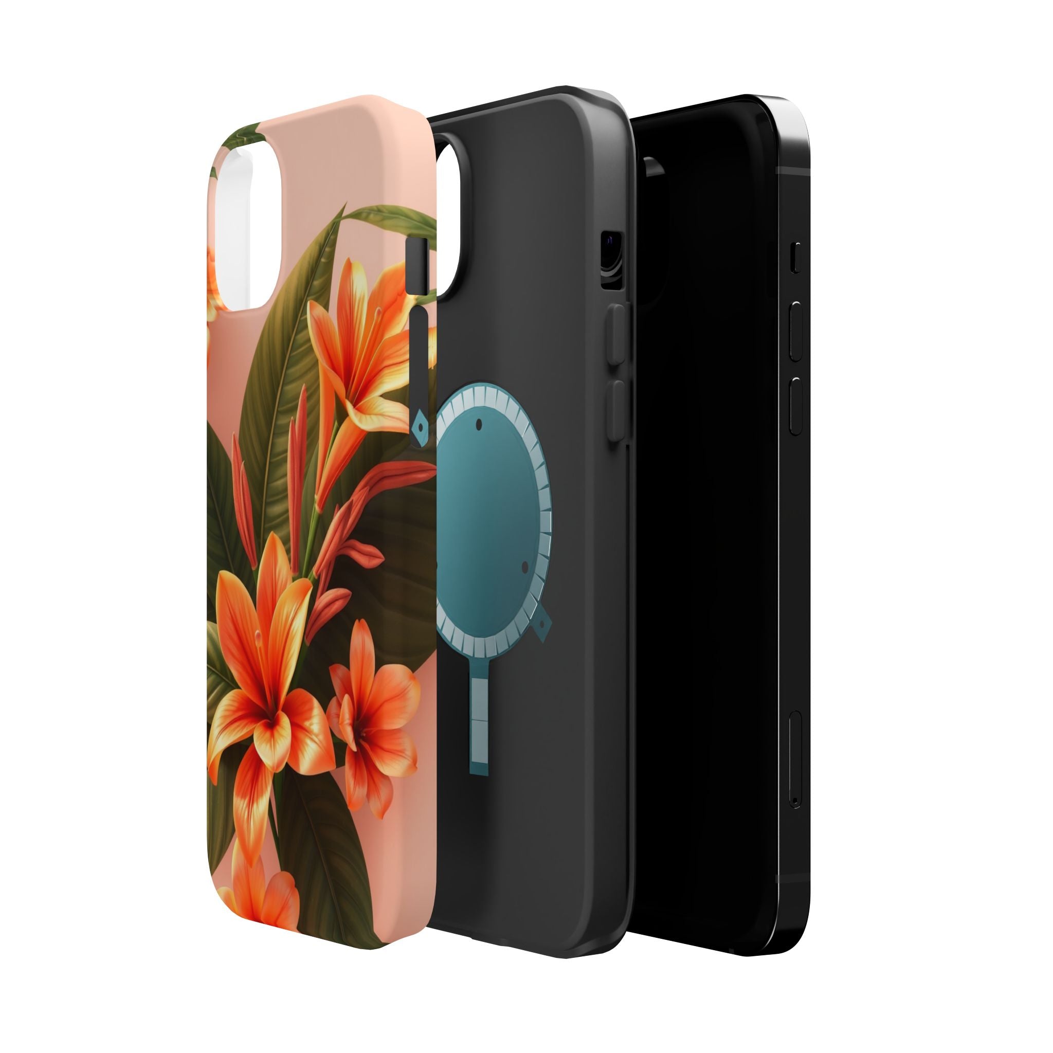 iPhone Tropical Bloom 3D Digital Bold Modern Everyday Snap Case · iPhone Case