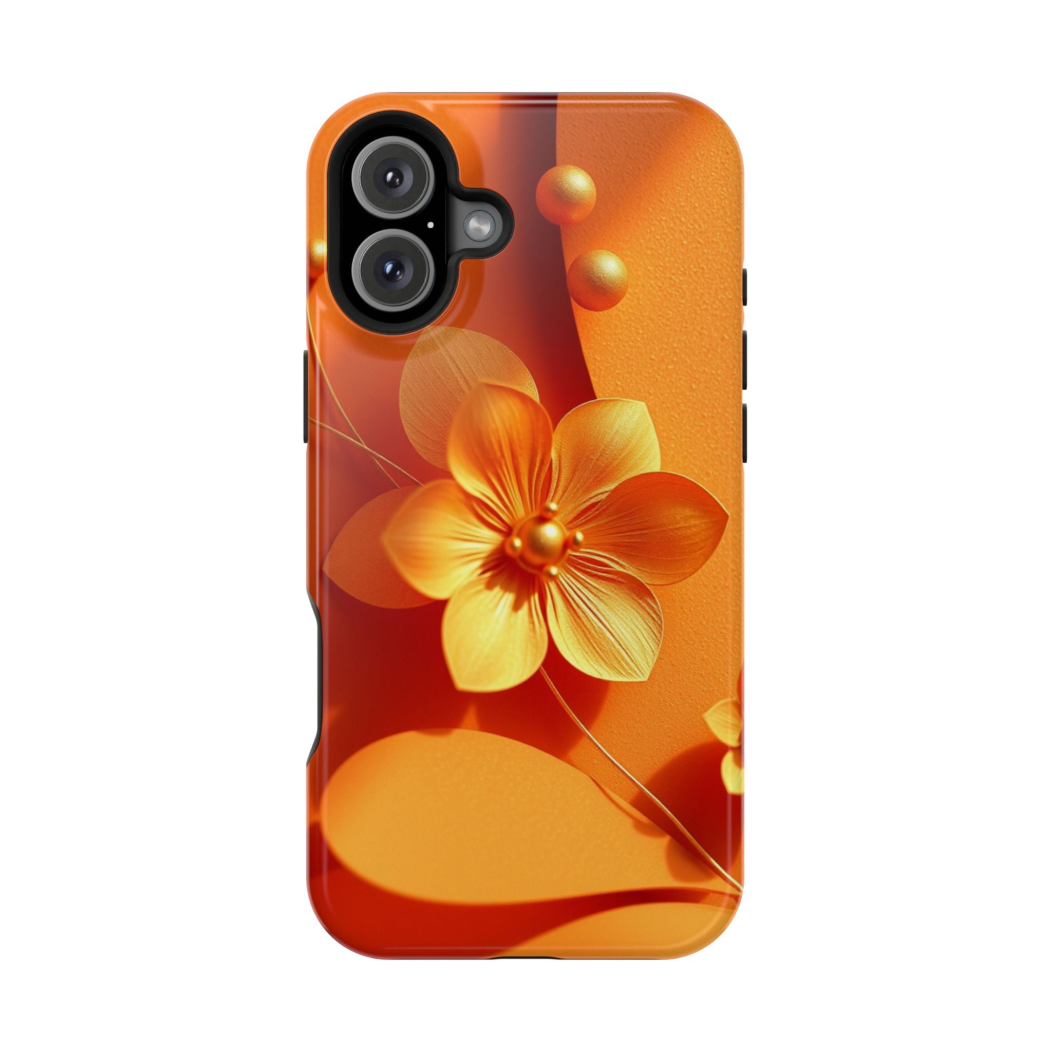 iPhone Floral Geometric Gold Foil Luxury Slim Everyday iPhone Designer · iPhone